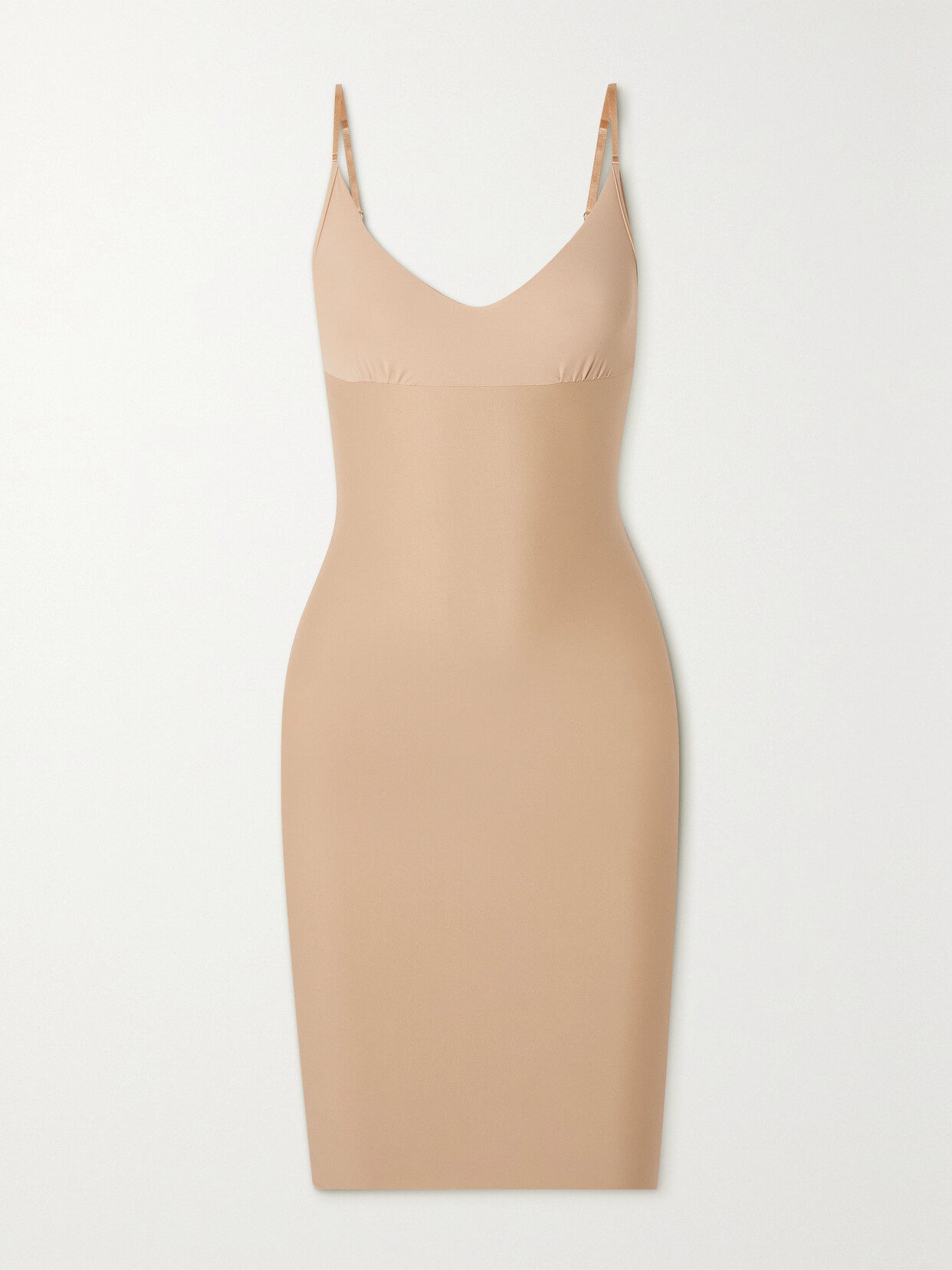 Commando Stretch-microfiber Slip Dress In Neutrals