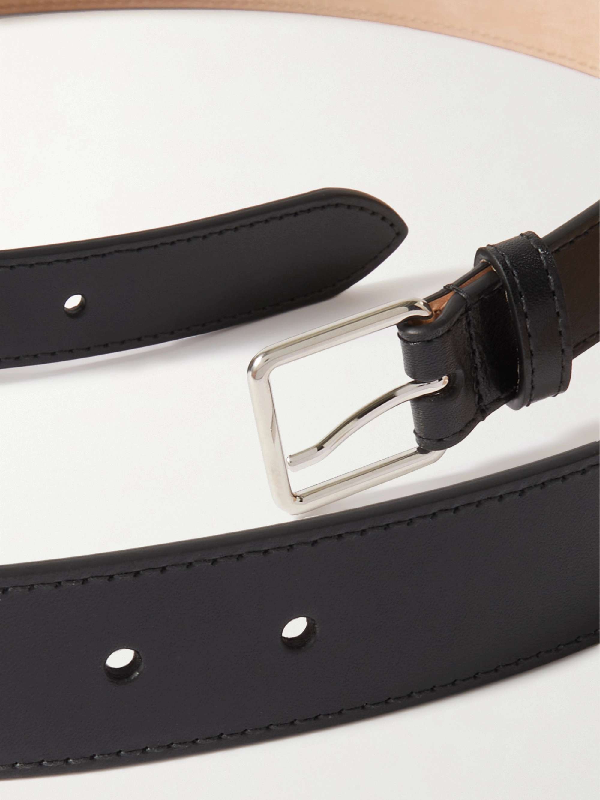 ALEXANDER MCQUEEN Double strap leather belt