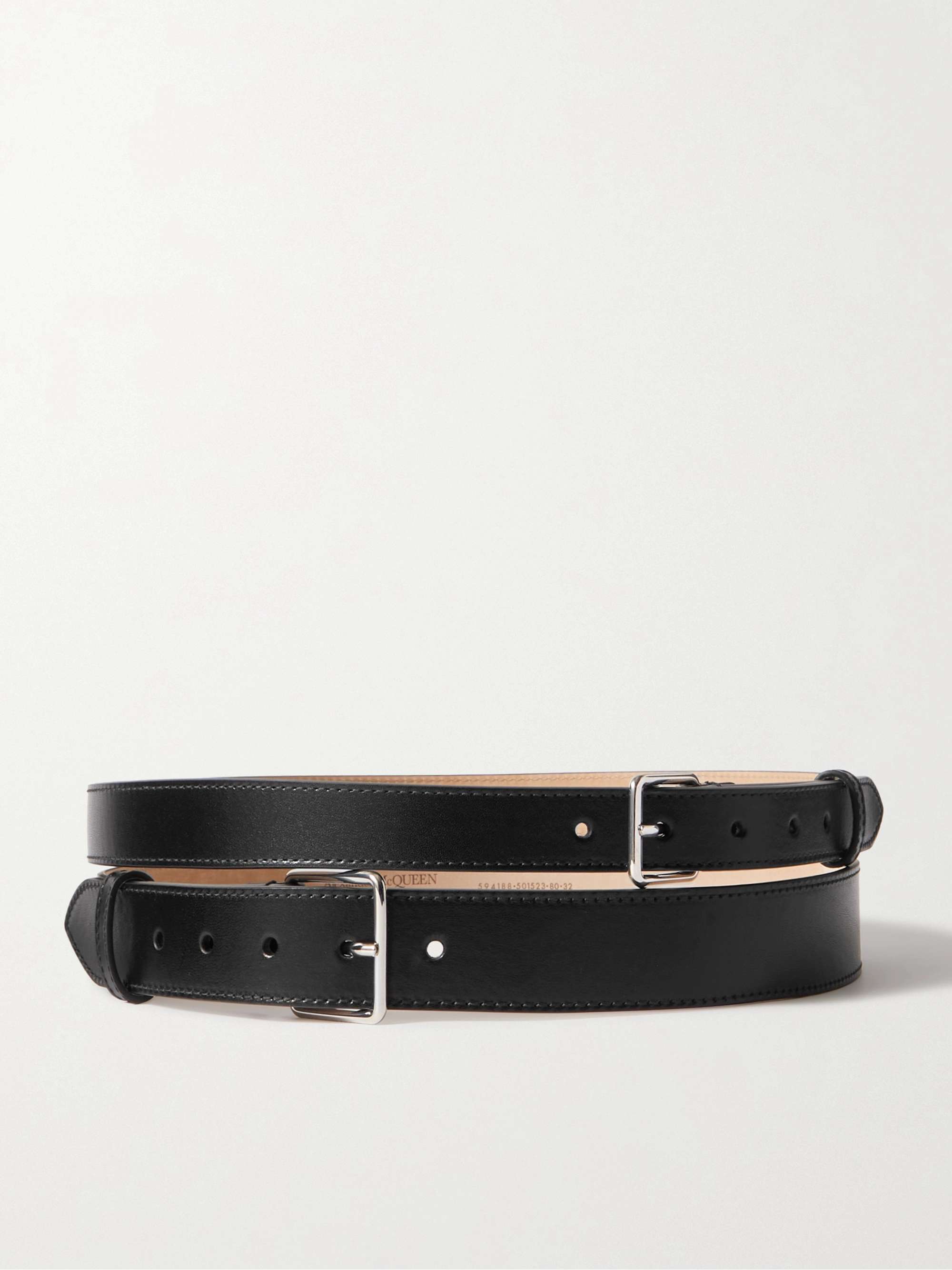 Alexander McQueen double-wrap Leather Belt - Farfetch