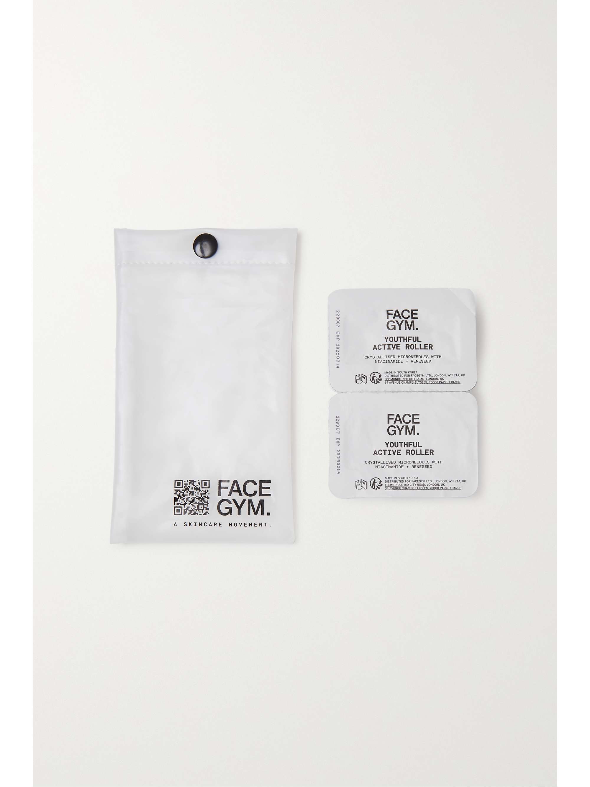 FACEGYM Youthful Active Roller Crystallised Microneedles Set NETAPORTER