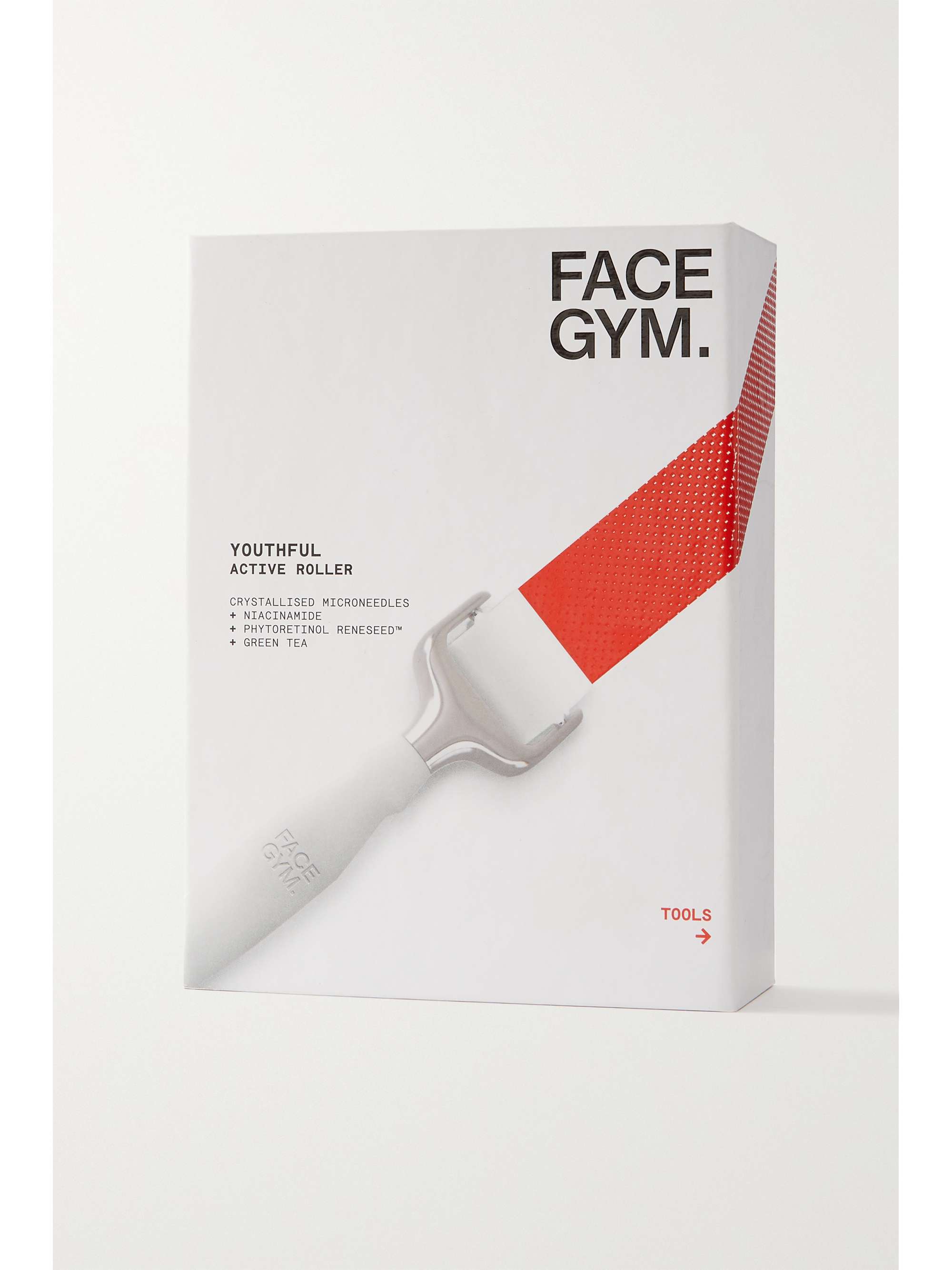 FACEGYM Youthful Active Roller Crystallised Microneedles Set NETAPORTER