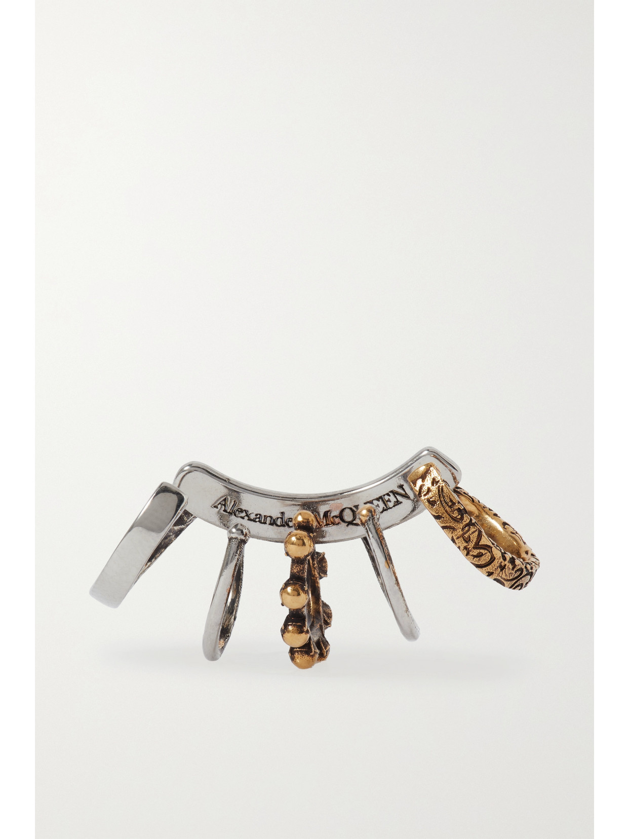 Alexander Mcqueen Silver- And Gold-tone Ear Cuff