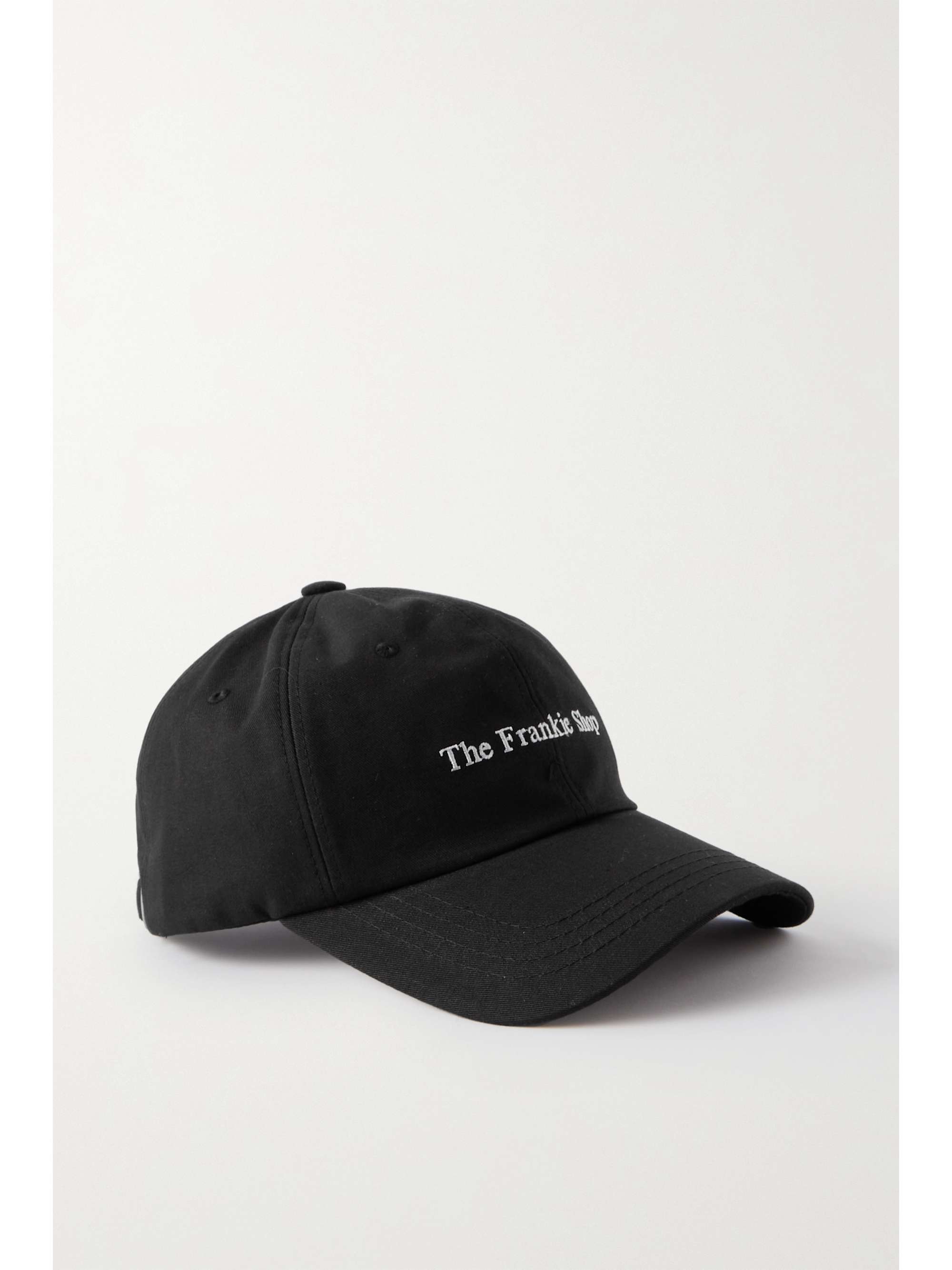 FRANKIE SHOP Frankie embroidered cotton-twill baseball cap | NET-A-PORTER