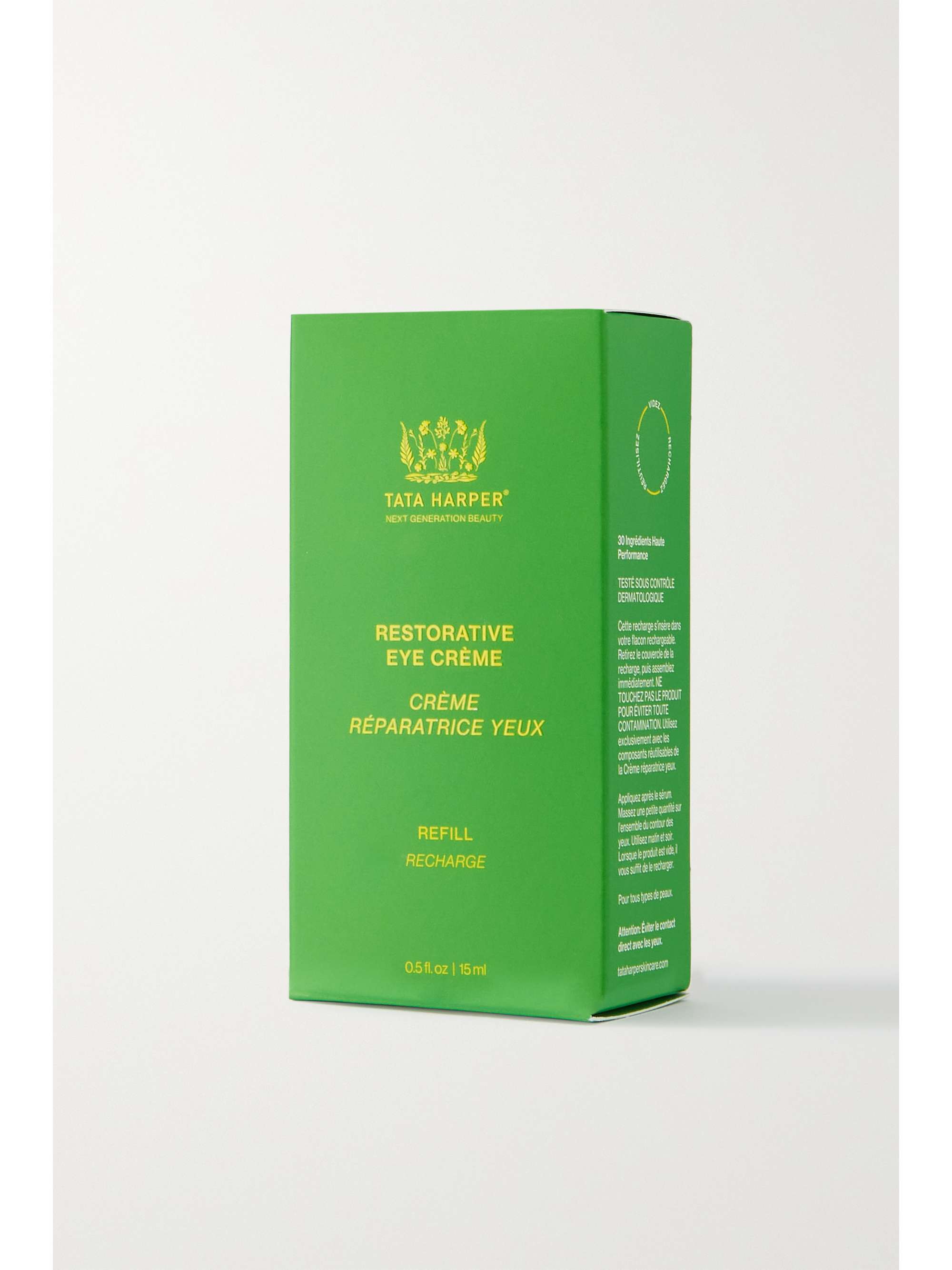 TATA HARPER + NET SUSTAIN Restorative Eye Crème Refill, 15ml