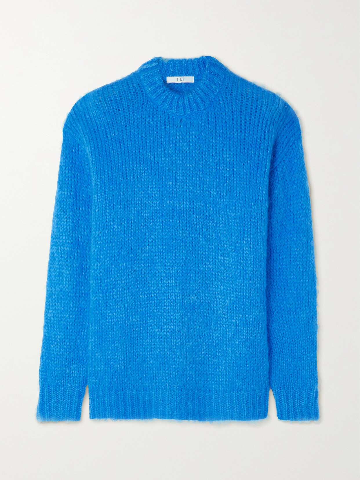 Tibi - Claude Mohair-blend Sweater - Blue