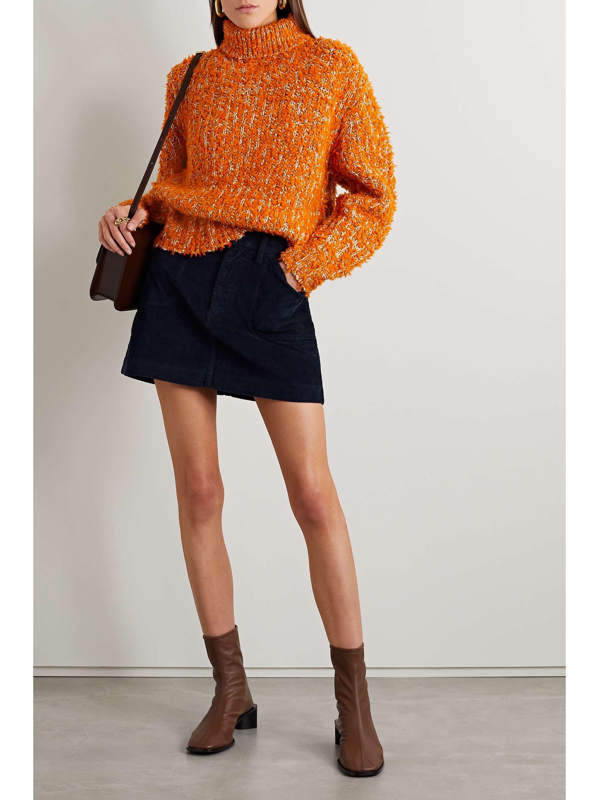 RE/DONE 70s cottoncorduroy mini skirt NETAPORTER