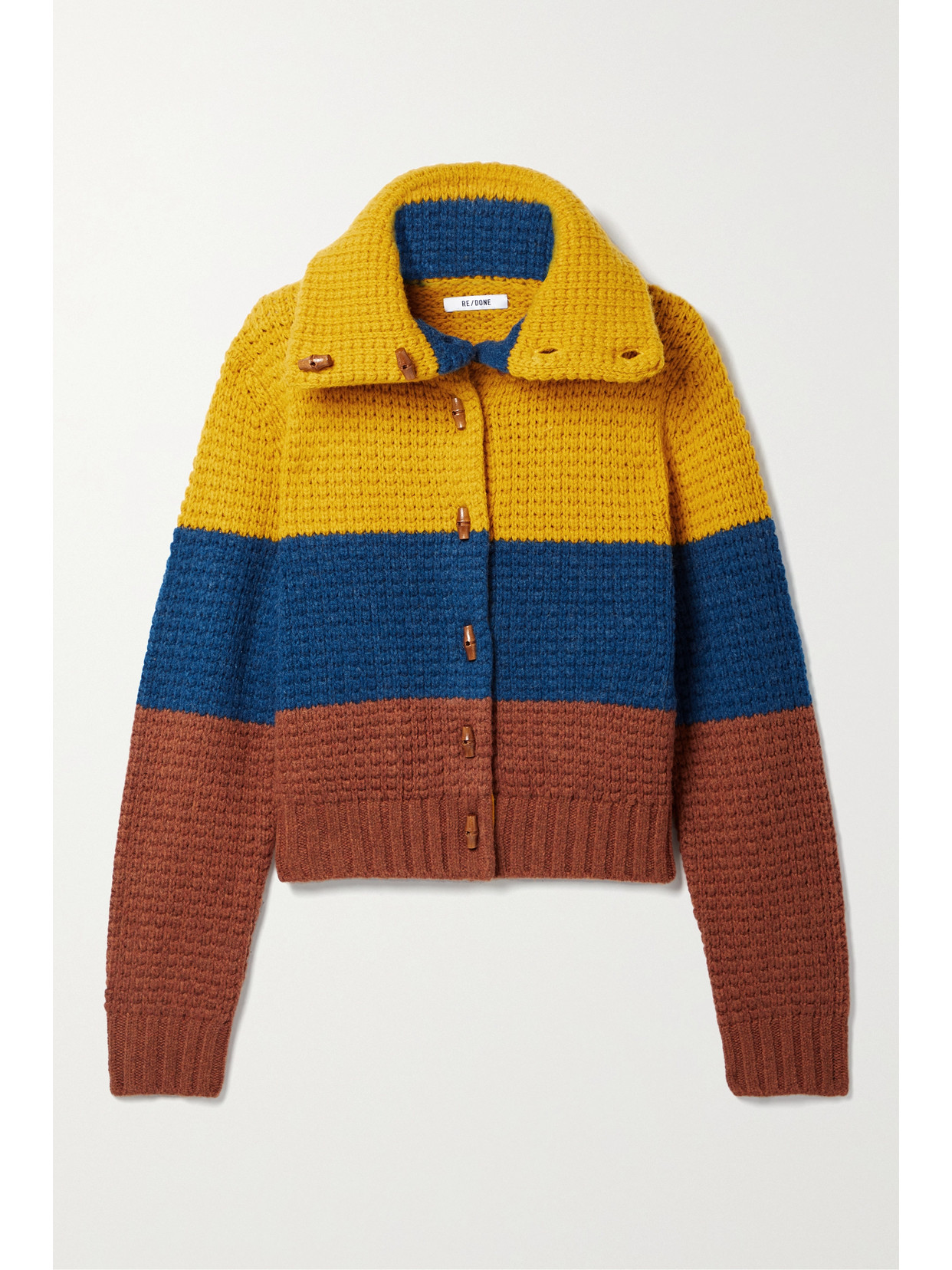 RE/DONE 70s Striped Wool-blend Cardigan