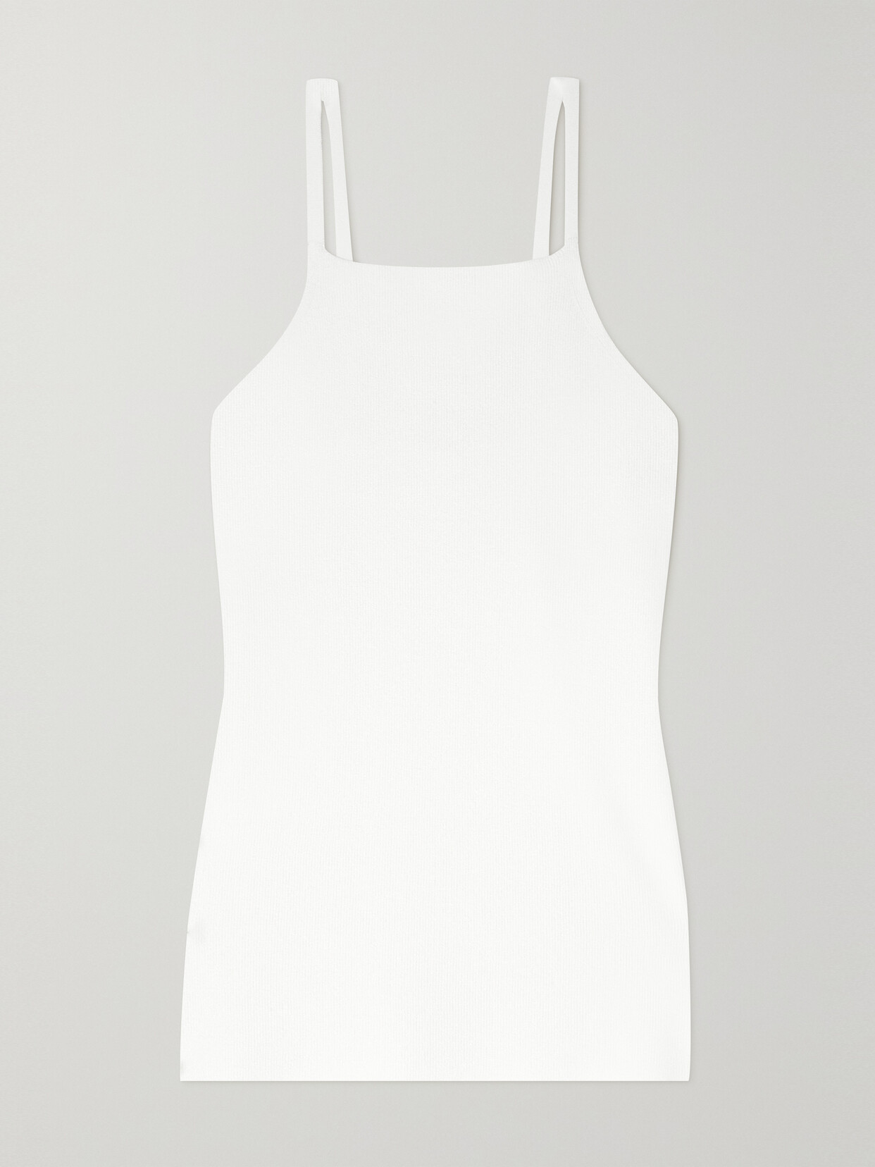 Shop The Row Ladas Ribbed-knit Tank In White