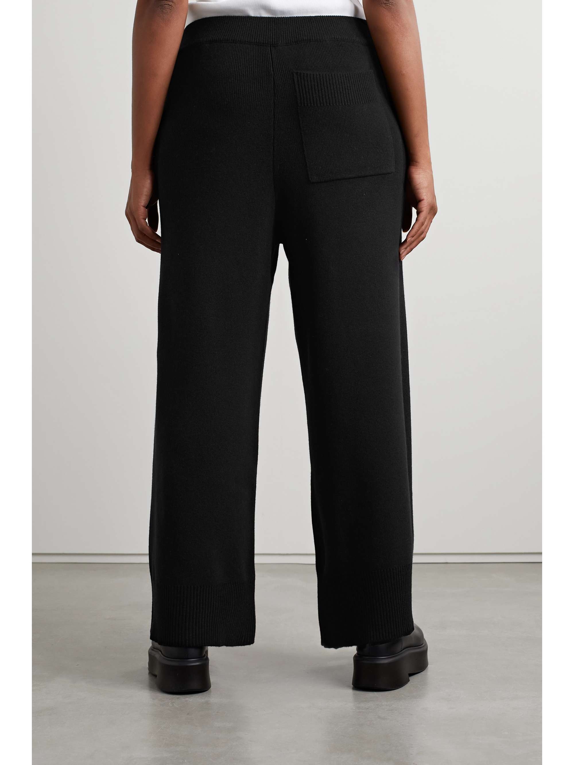 THE ROW Anton cashmere wide-leg pants