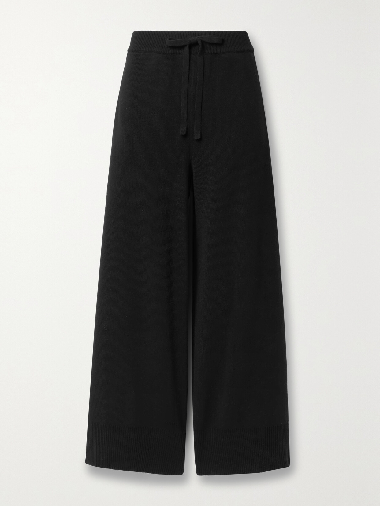 The Row - Anton Cashmere Wide-leg Pants - Black