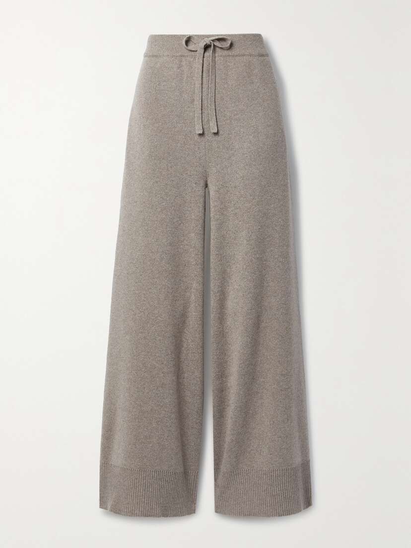 The Row — Anton cashmere wide-leg pants