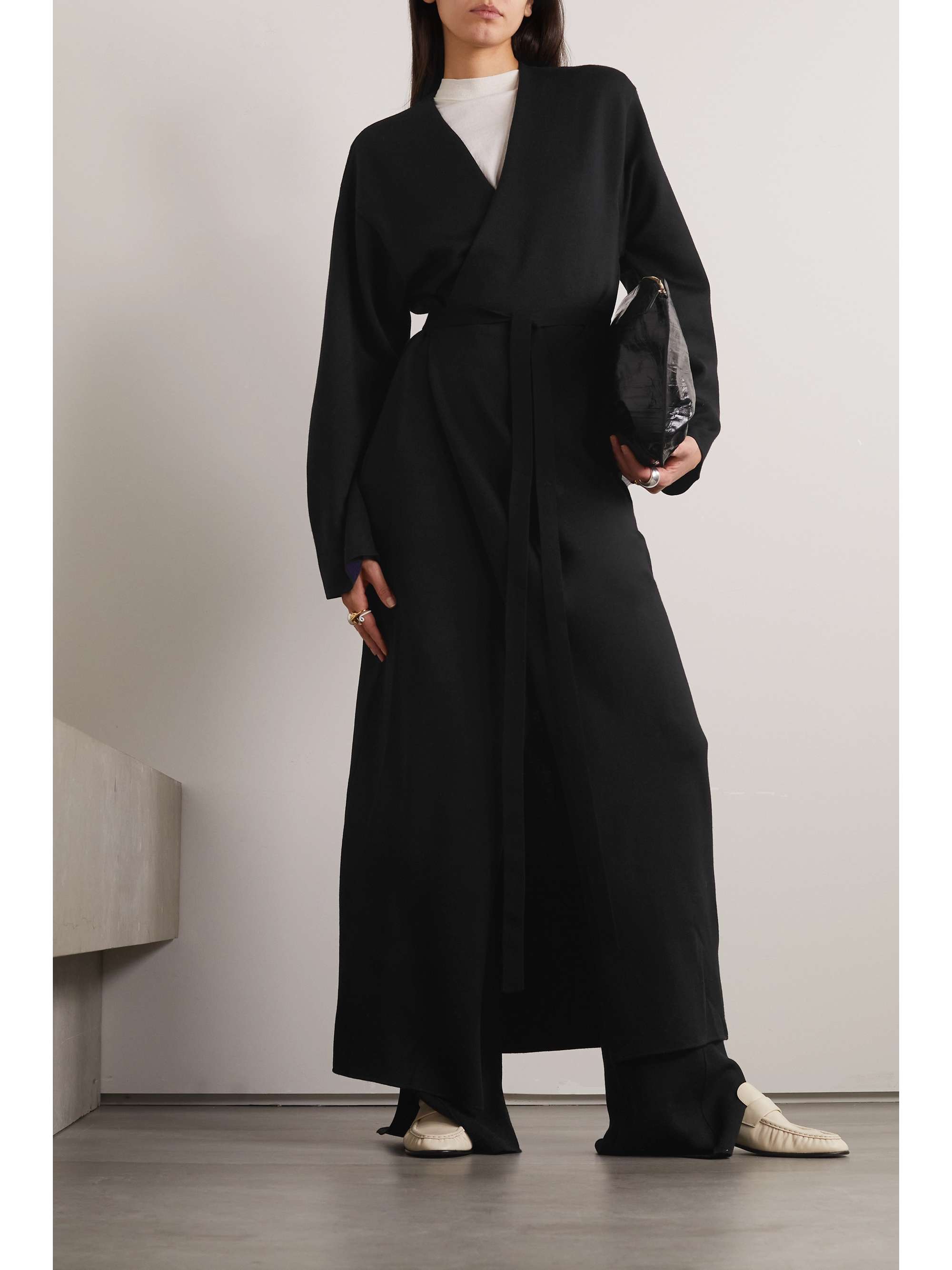 Black wrap sale maxi dress