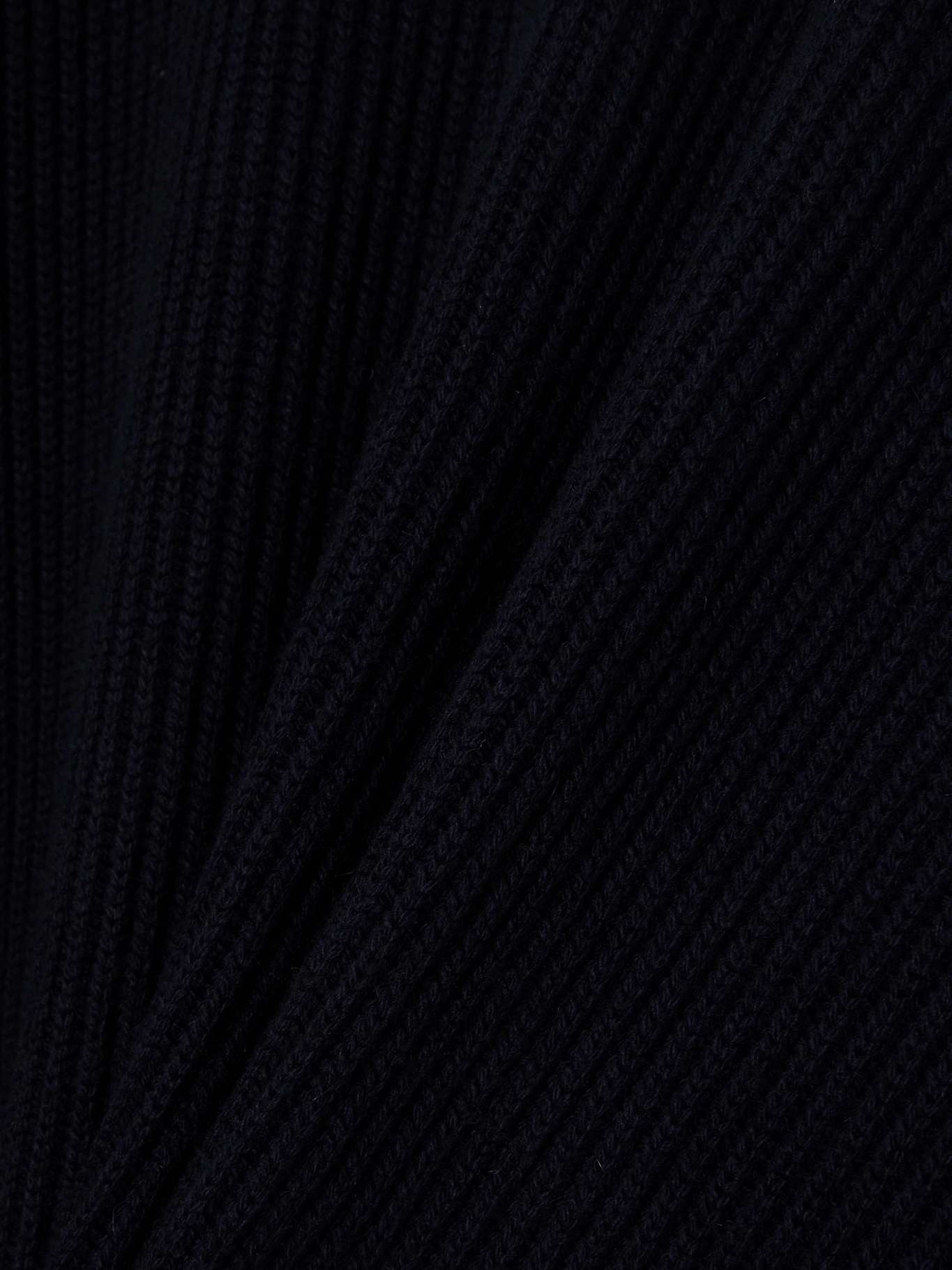 Navy Roman ribbed cashmere poncho | THE ROW | NET-A-PORTER