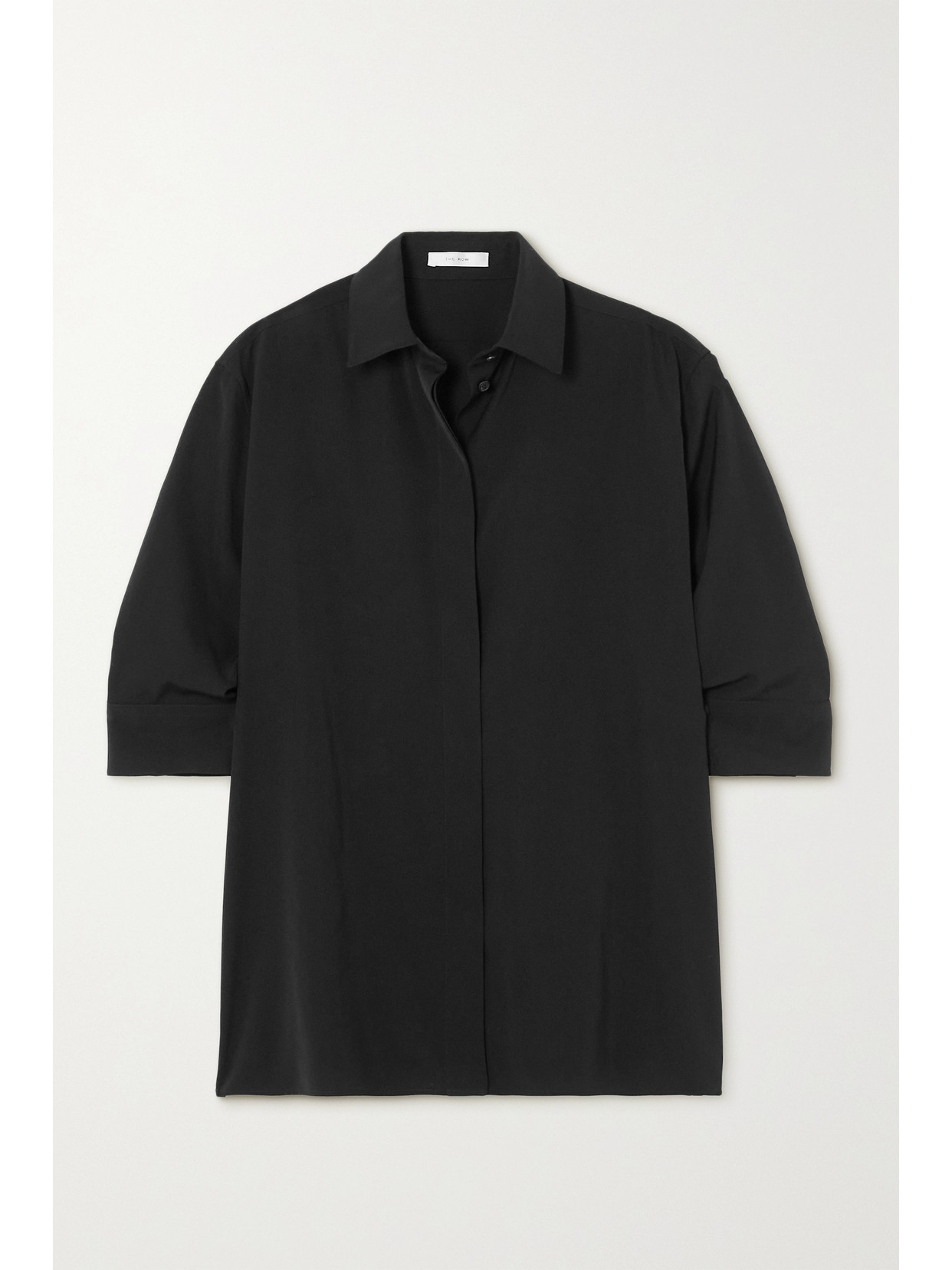 The Row - Elada Crepe Shirt - Black