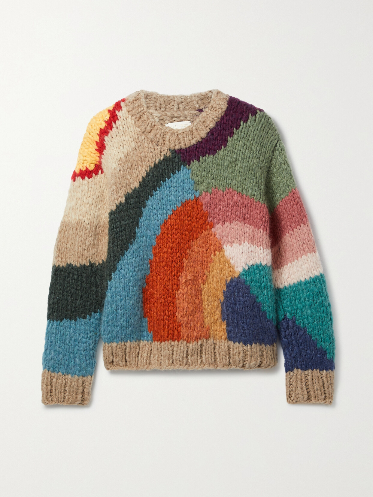 Suzie Kondi - Emilia Jooshi Intarsia Cashmere Sweater - Orange