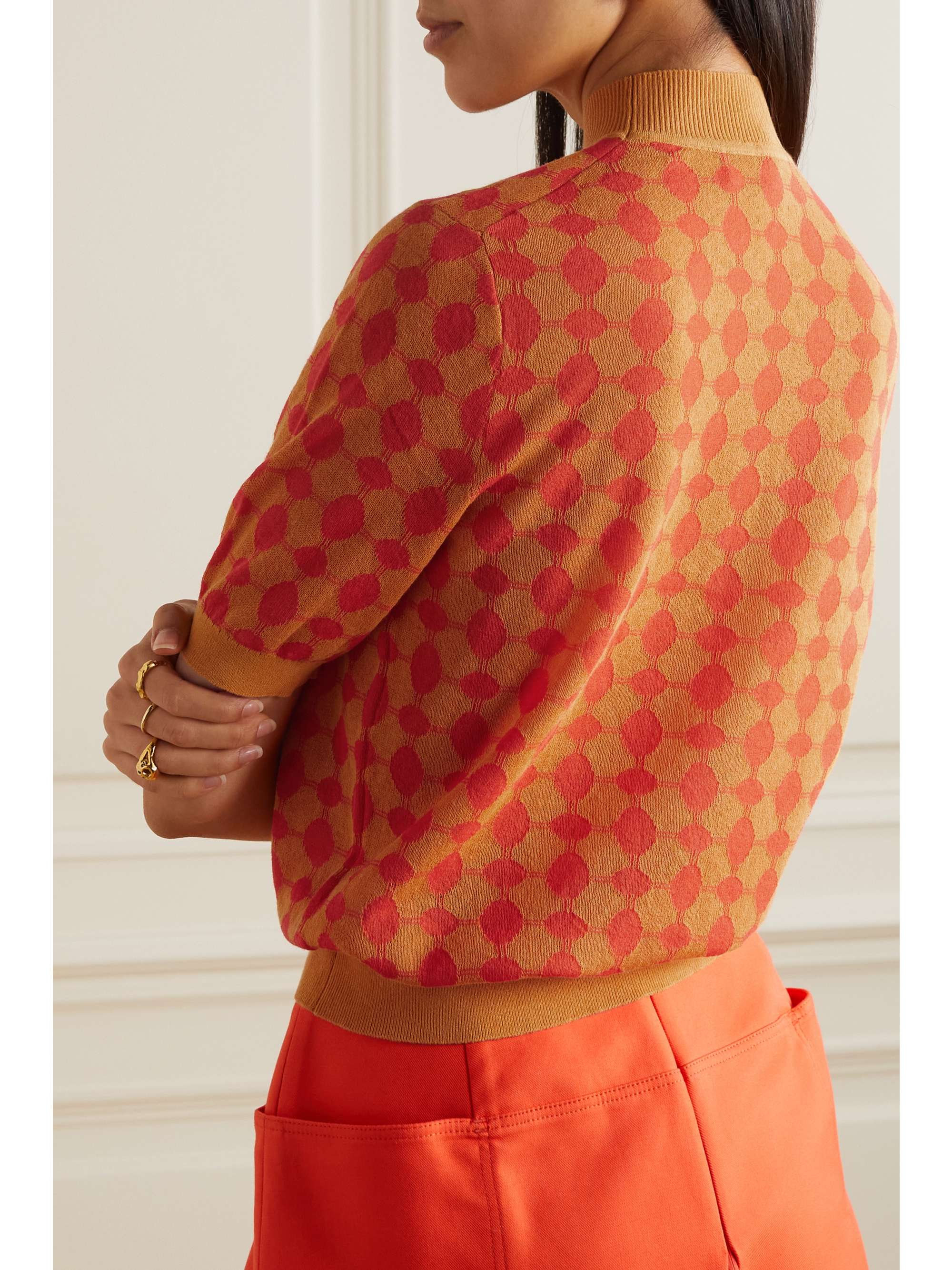 日本初の JACQUARD SWEATER JACQUARD 玄関先迄納品 16320円引き