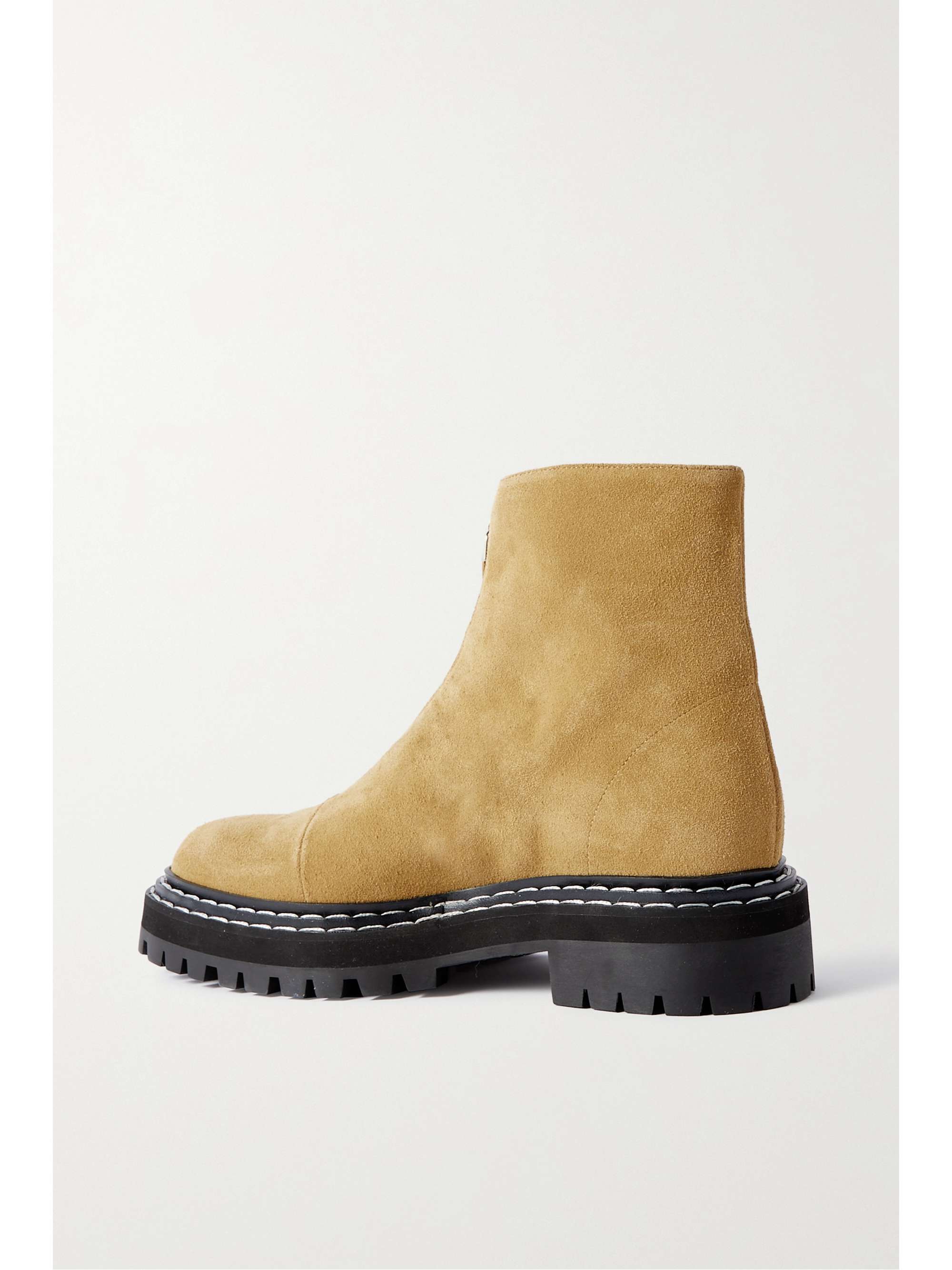 PROENZA SCHOULER Zip-detailed suede ankle boots
