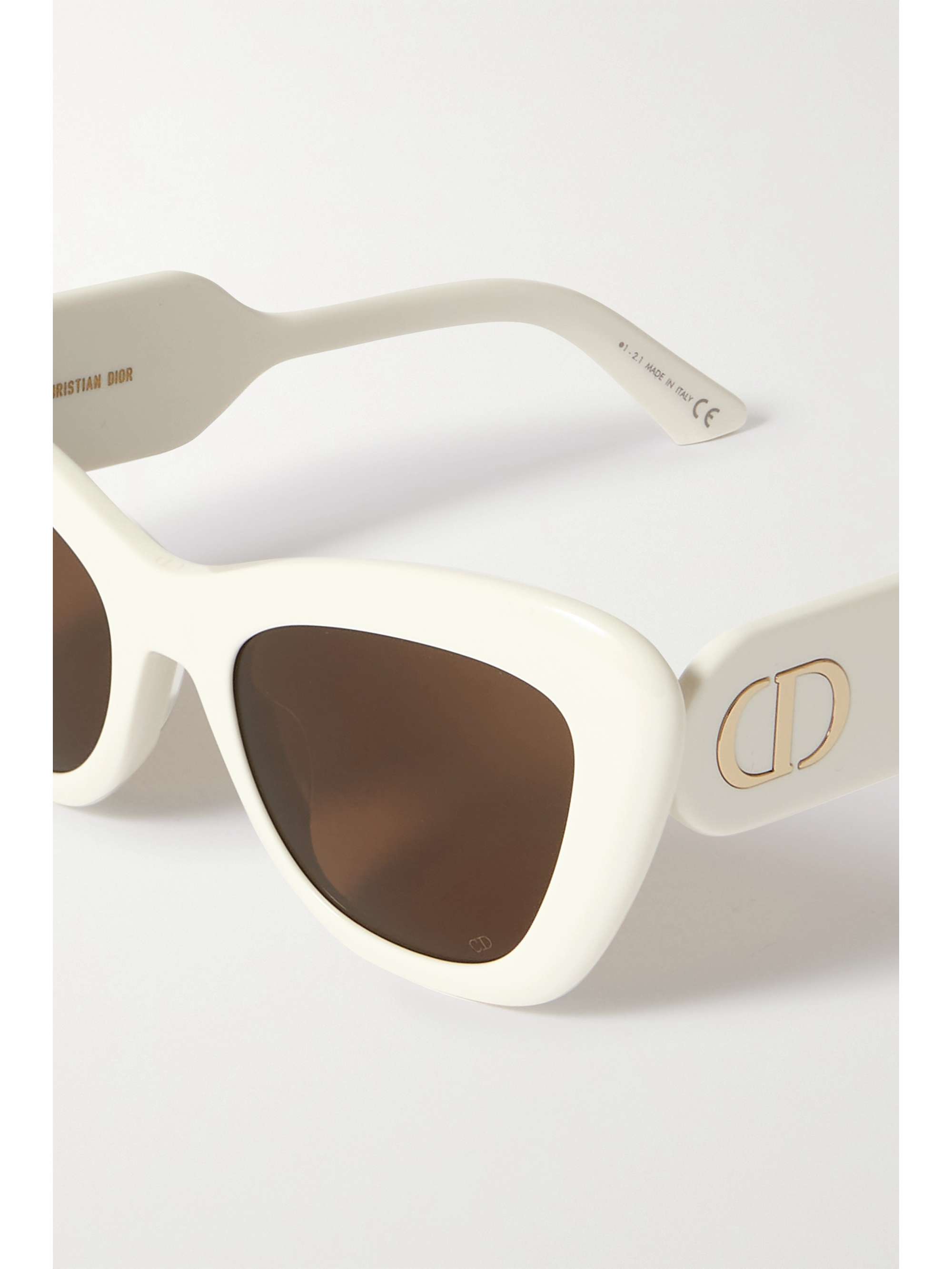 DIOR EYEWEAR DiorBobby B1U cat-eye acetate and gold-tone sunglasses