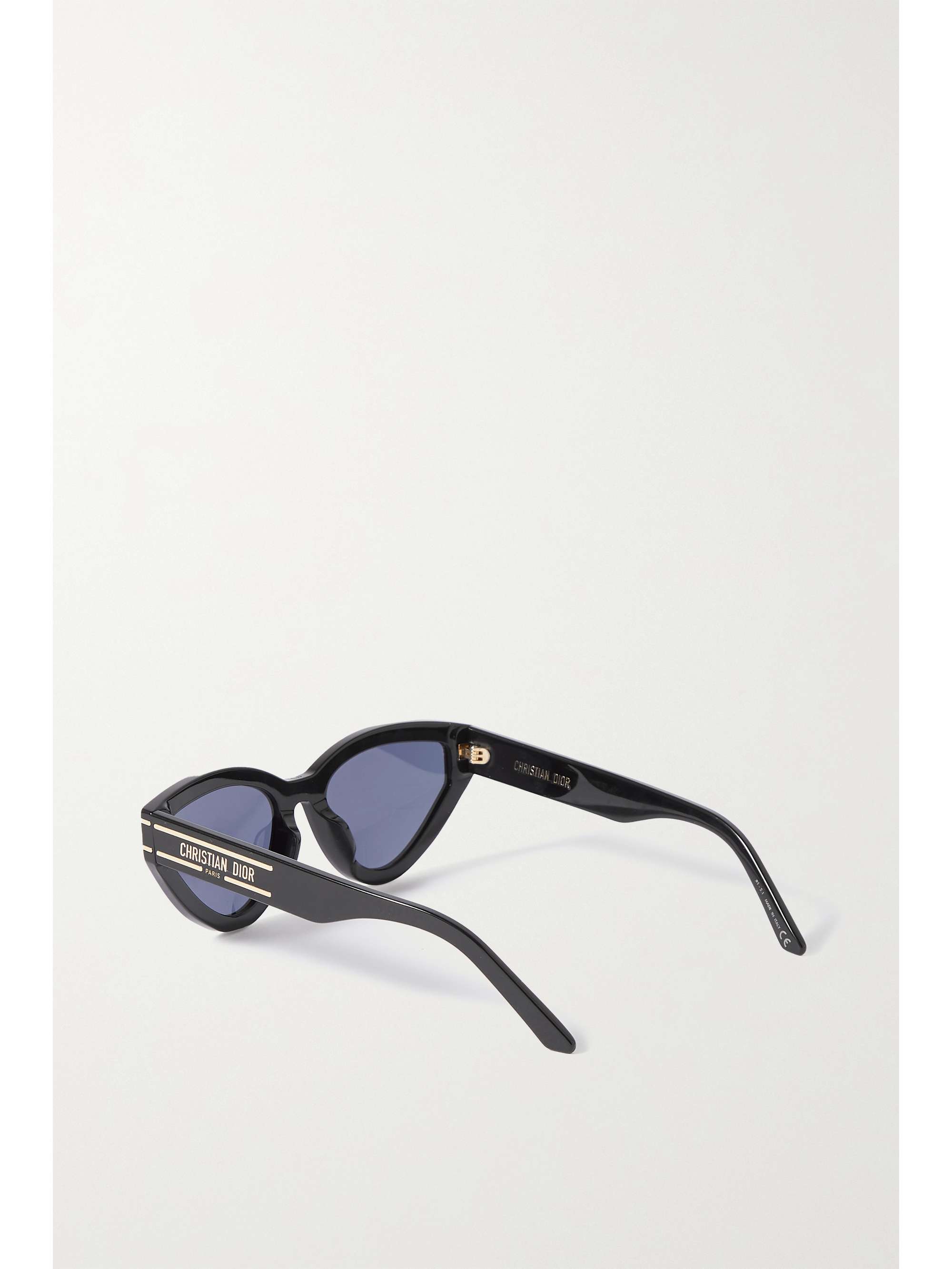 DIOR EYEWEAR DiorSignature B2U cat-eye acetate and silver-tone ...