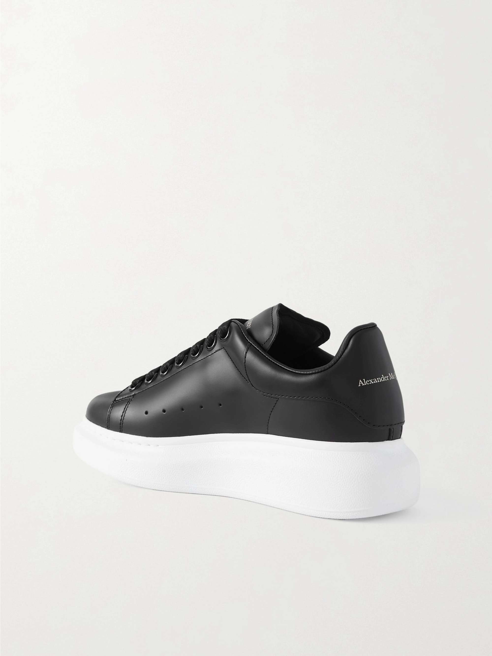 MCQUEEN Leather exaggerated-sole sneakers