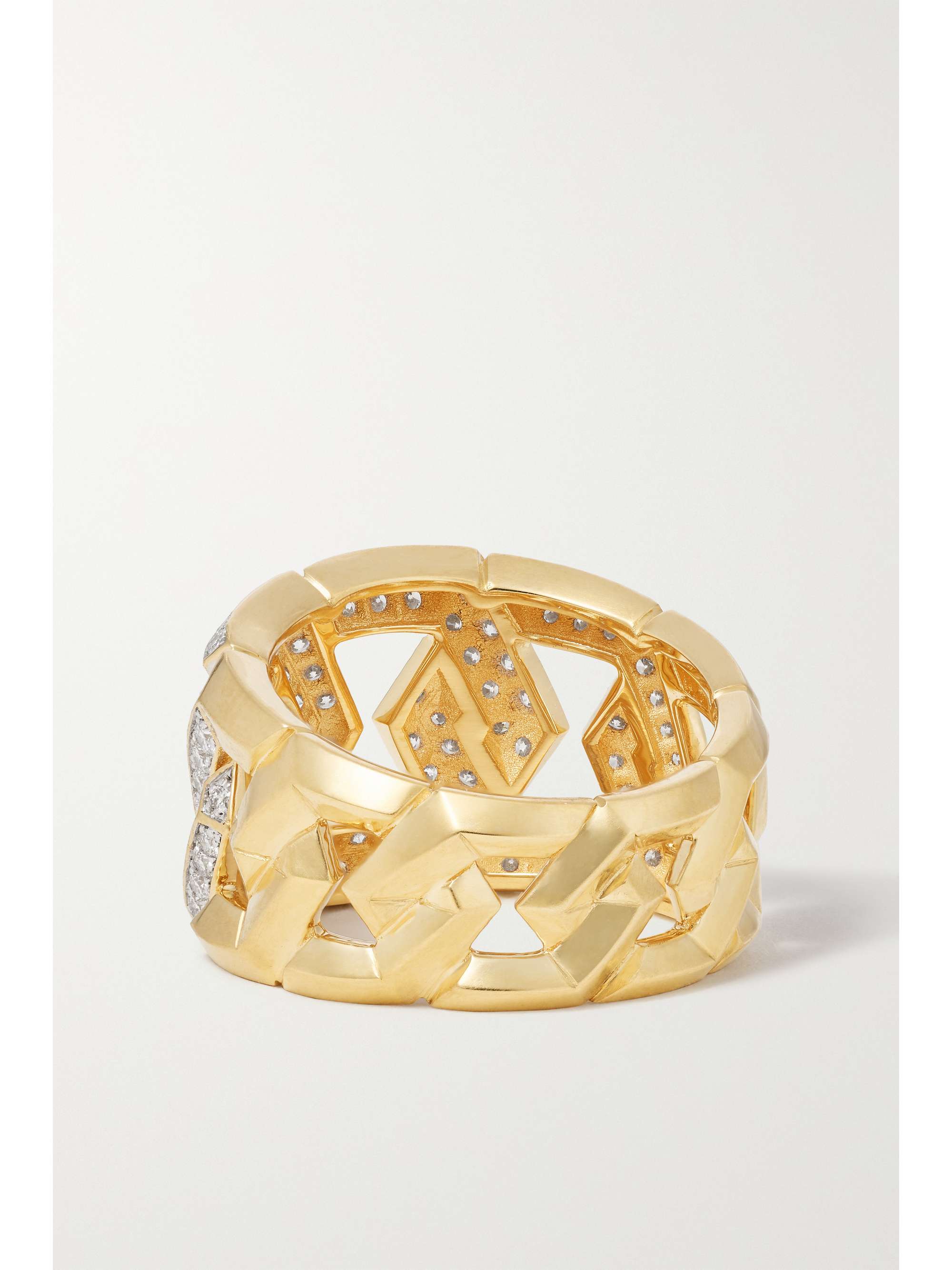 DAVID YURMAN Carlyle 18-karat gold diamond ring