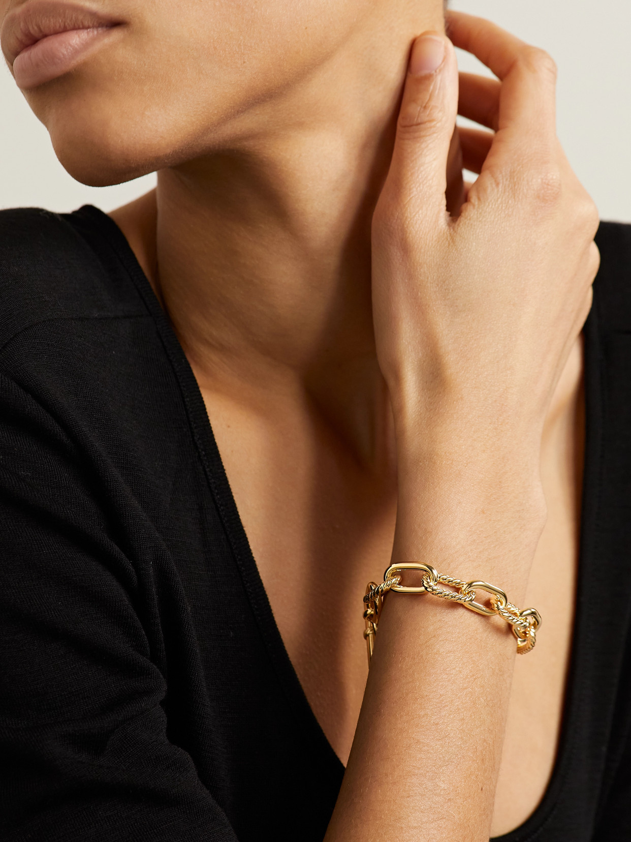 David Yurman Madison 18-karat Gold Bracelet In Gold