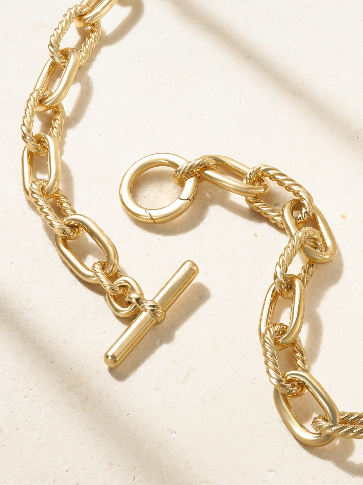 David Yurman Dy Madison Toggle Chain Necklace In 18k Gold, 11mm, 18"l In Gold