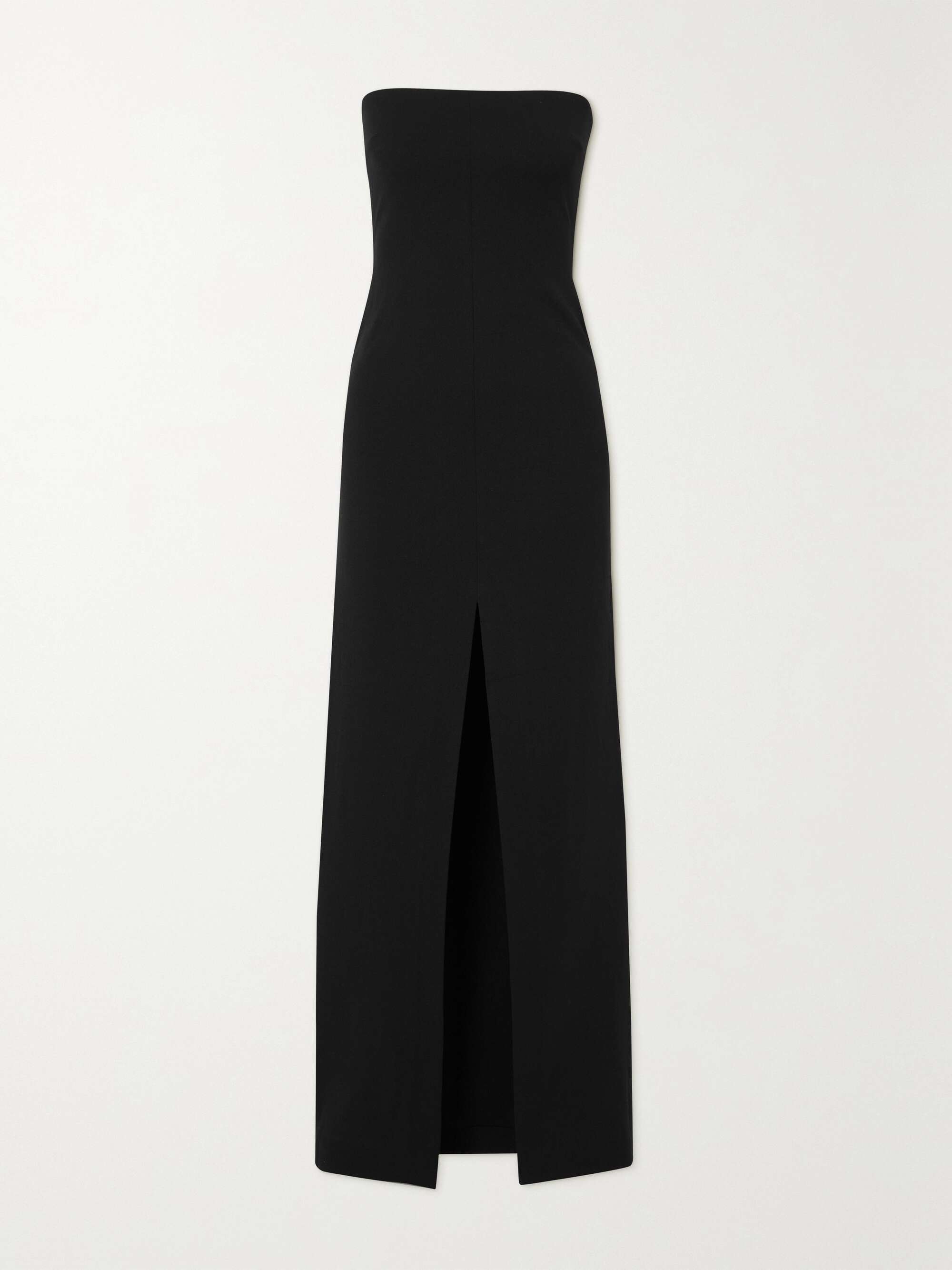 SOLACE LONDON Bysha strapless stretch-crepe maxi dress | NET-A-PORTER