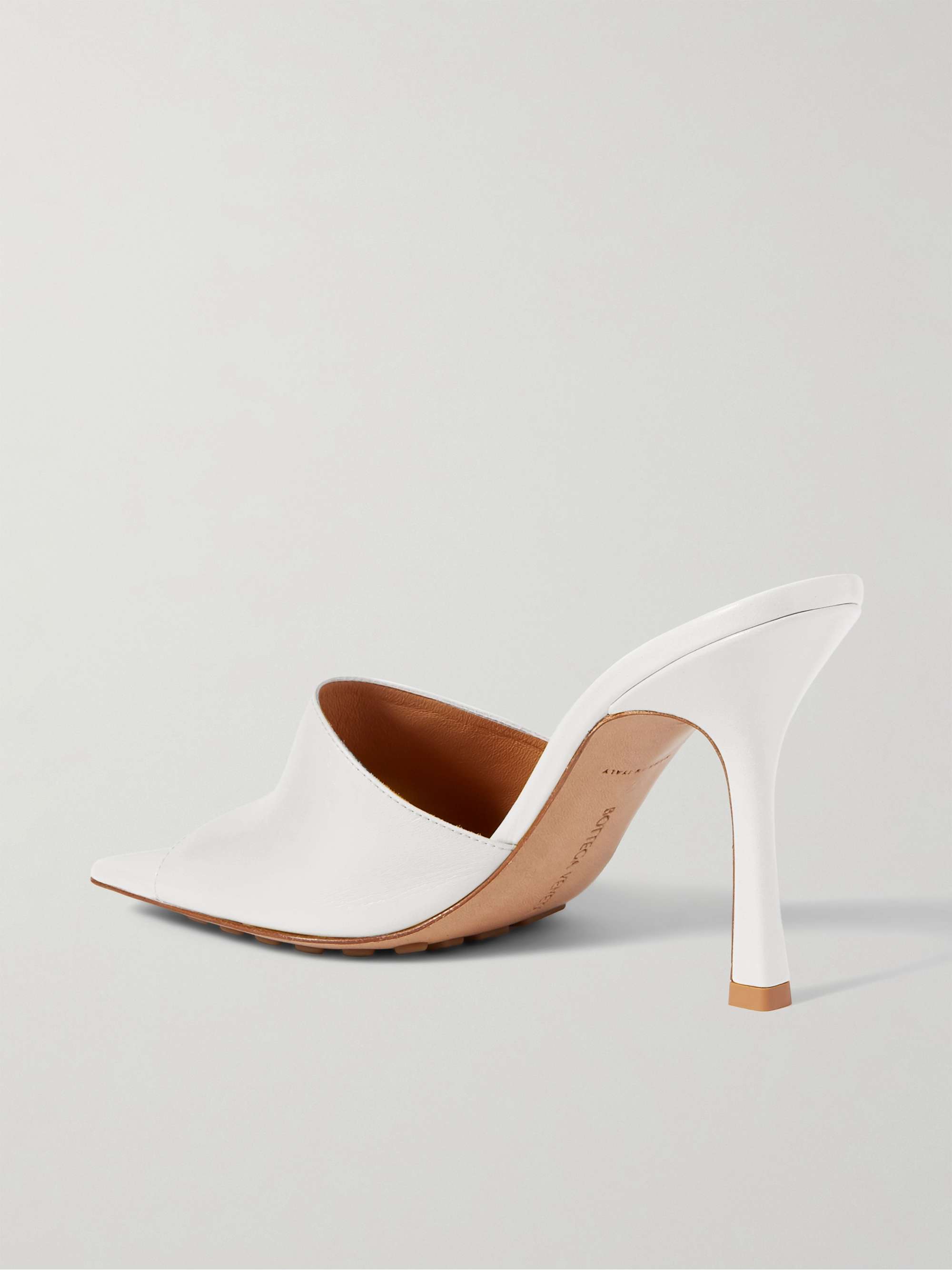 BOTTEGA VENETA Leather mules | NET-A-PORTER