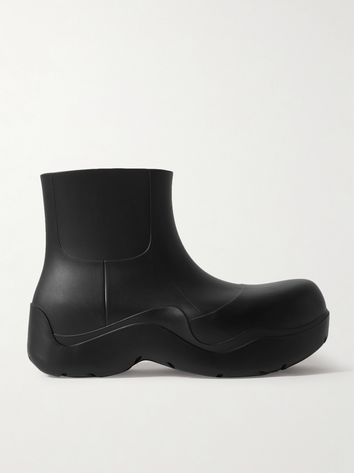 Bottega Veneta Rubber Rain Boots In Black | ModeSens