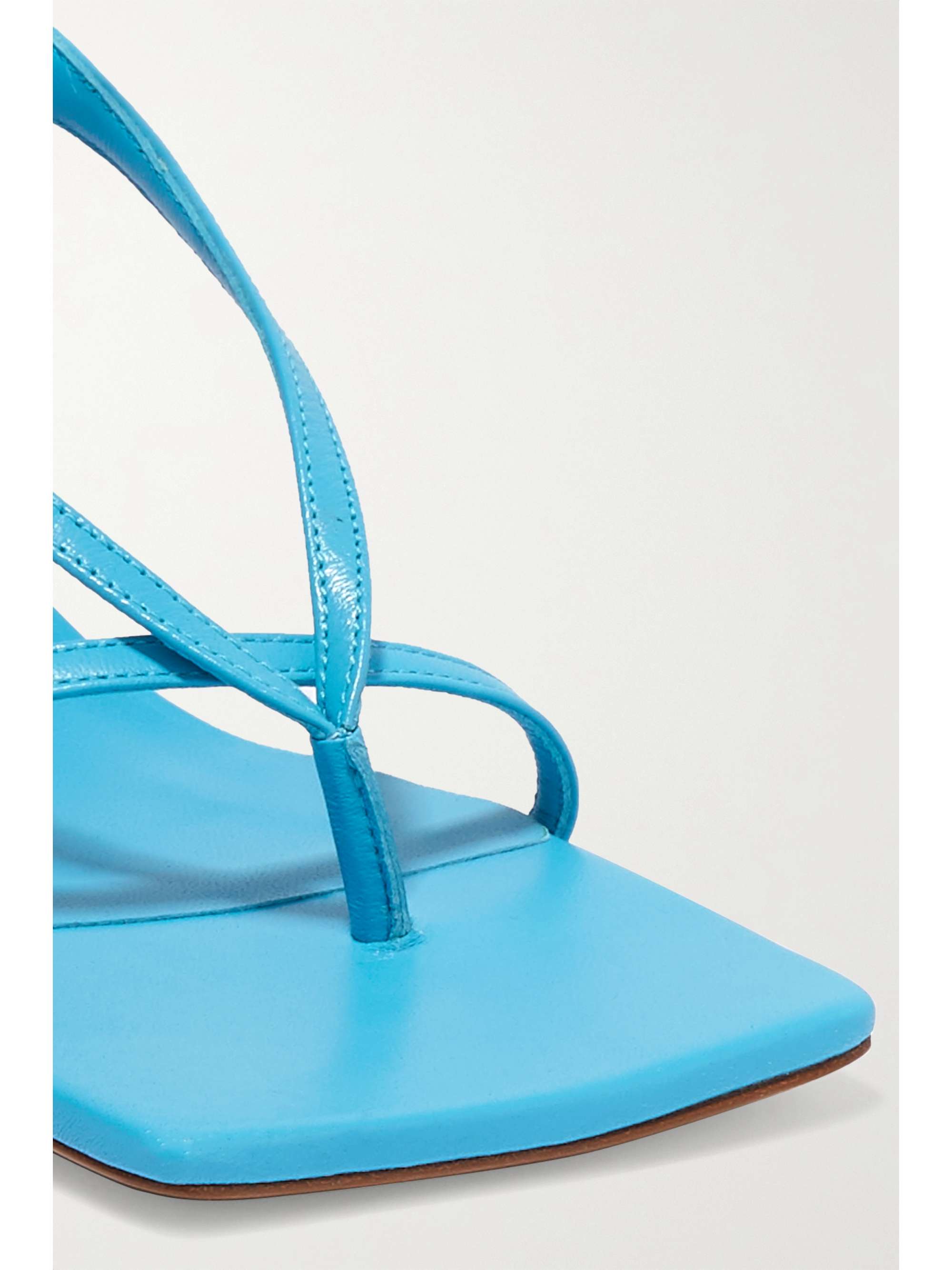 Blue Leather sandals | BOTTEGA VENETA | NET-A-PORTER