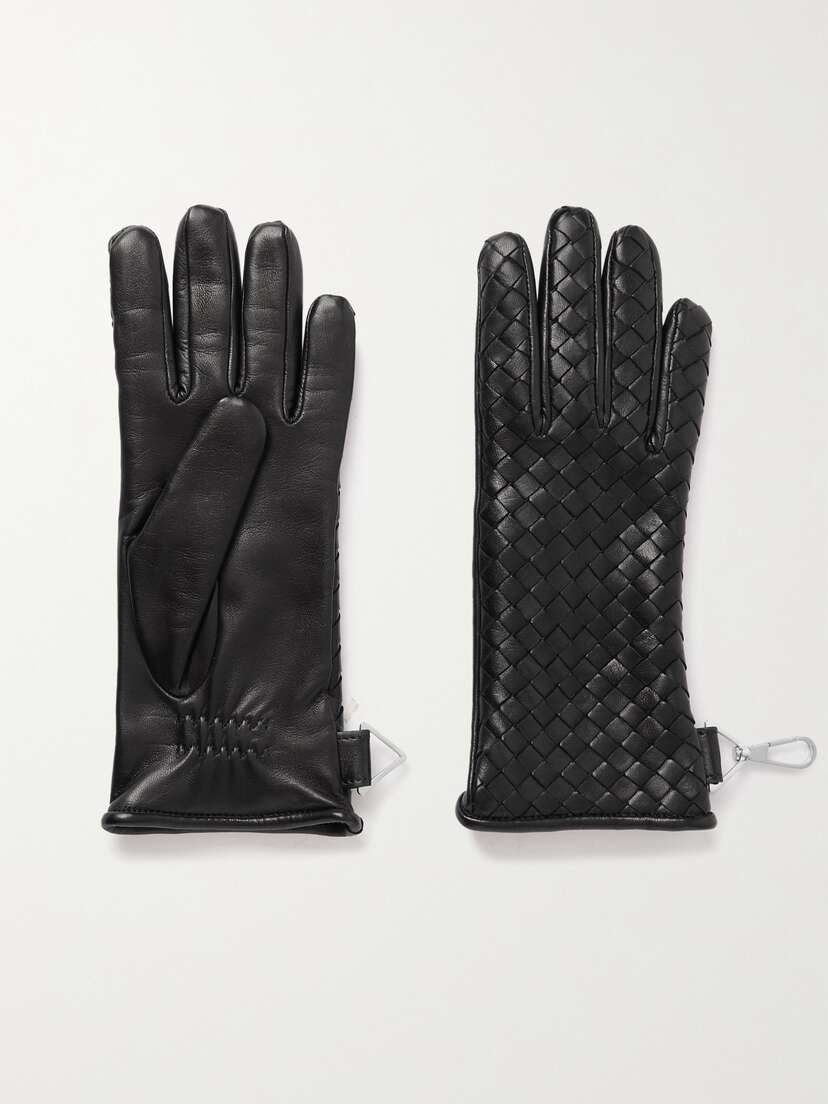 Bottega Veneta Intrecciato Leather Gloves