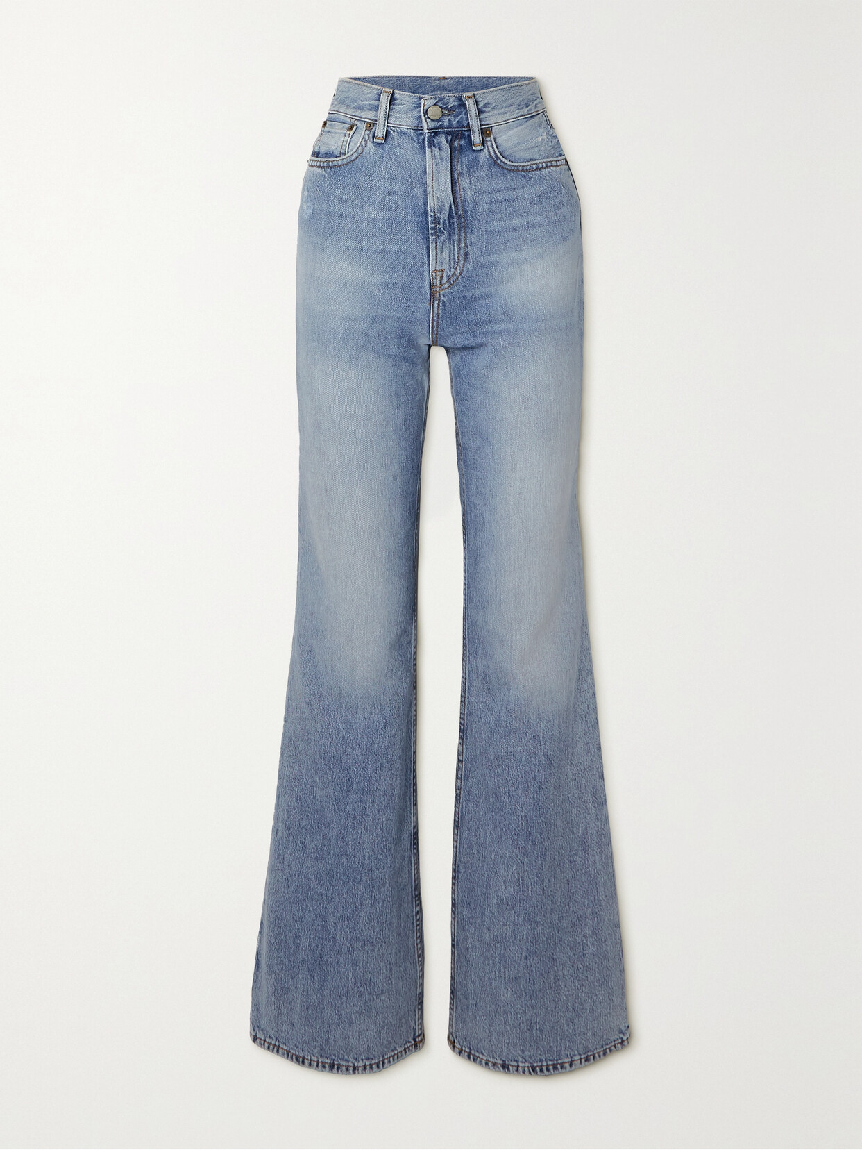 Acne Studios - Mid-rise Bootcut Jeans - Blue