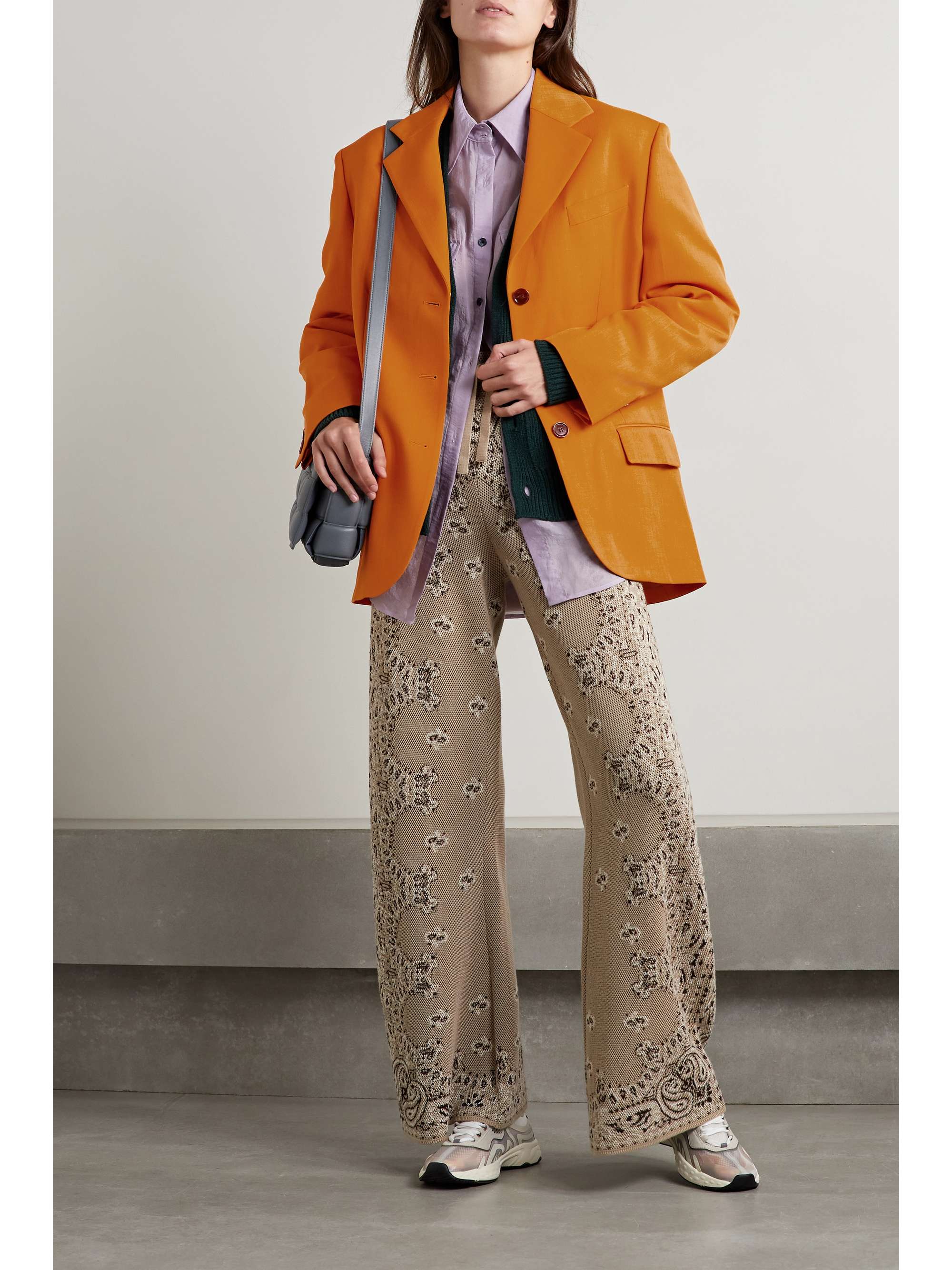 ACNE STUDIOS Oversized woven blazer