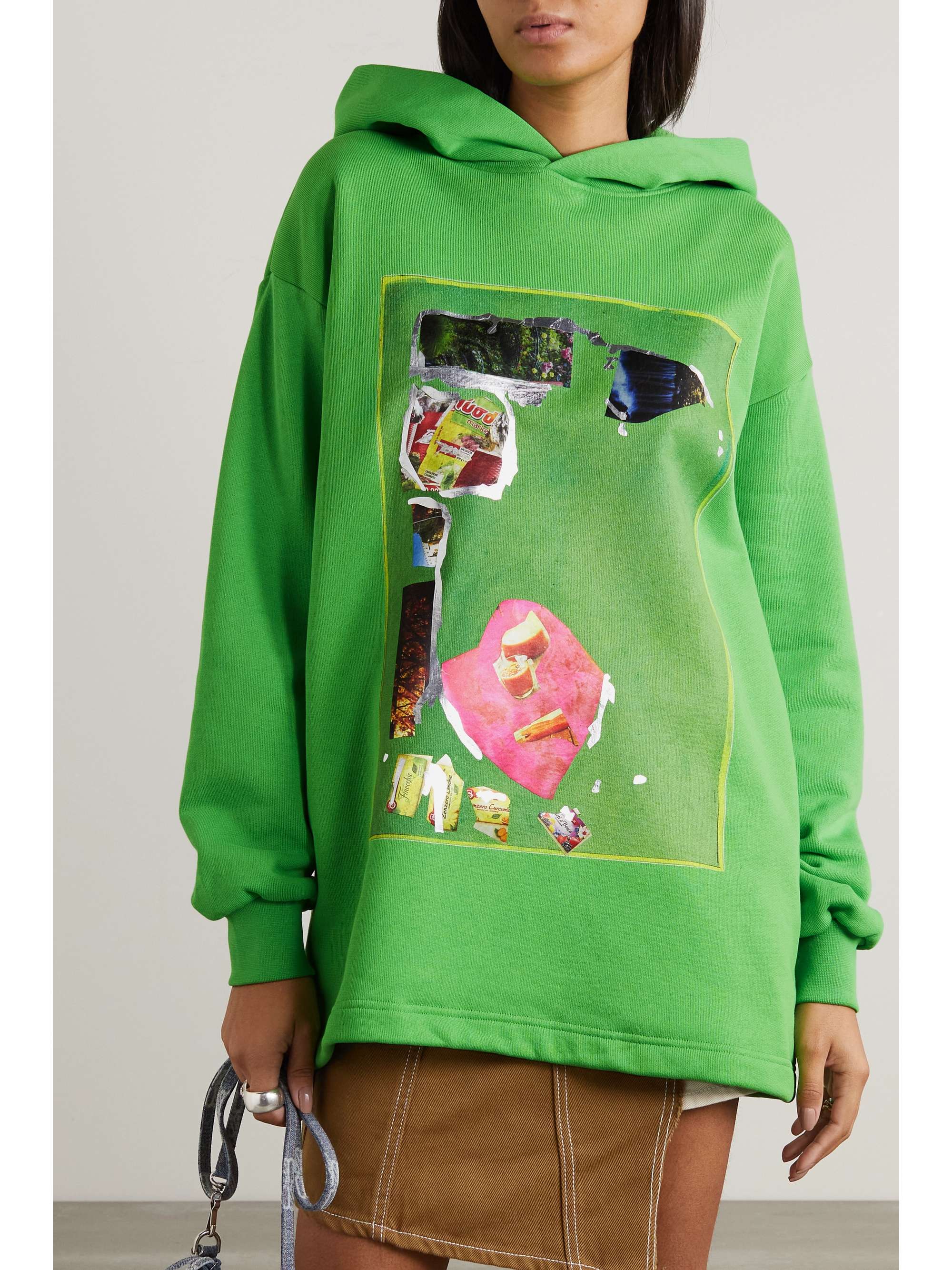 ACNE STUDIOS + Martin LaBorde oversized printed cotton-jersey sweatshirt