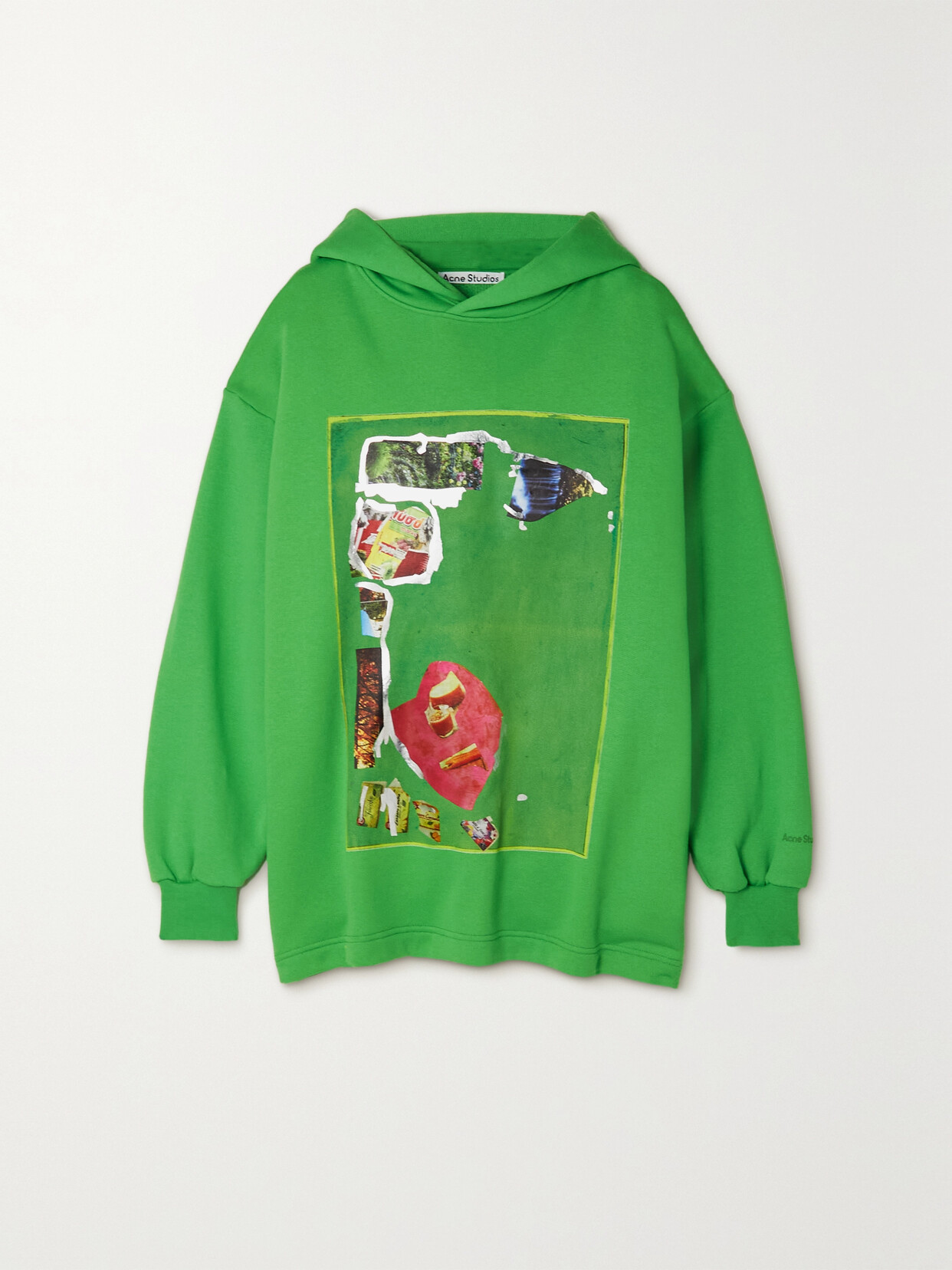 Acne Studios - + Martin Laborde Oversized Printed Cotton-jersey Sweatshirt - Green