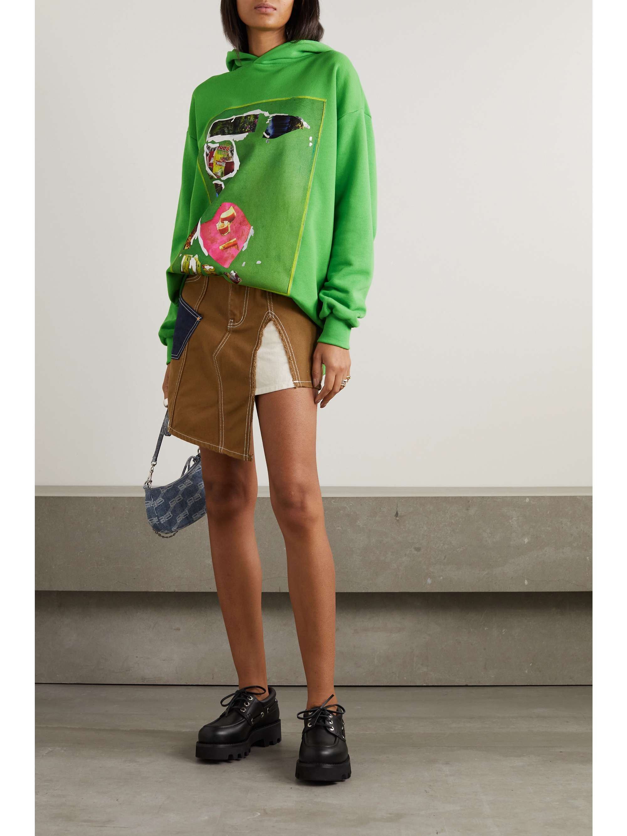 ACNE STUDIOS + Martin LaBorde oversized printed cotton-jersey sweatshirt