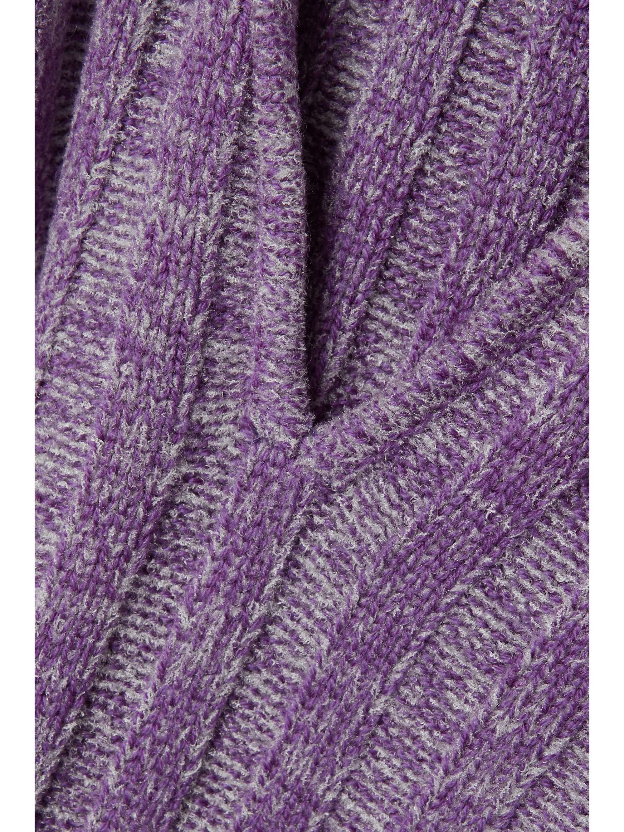 ACNE STUDIOS Ribbed wool-blend polo sweater
