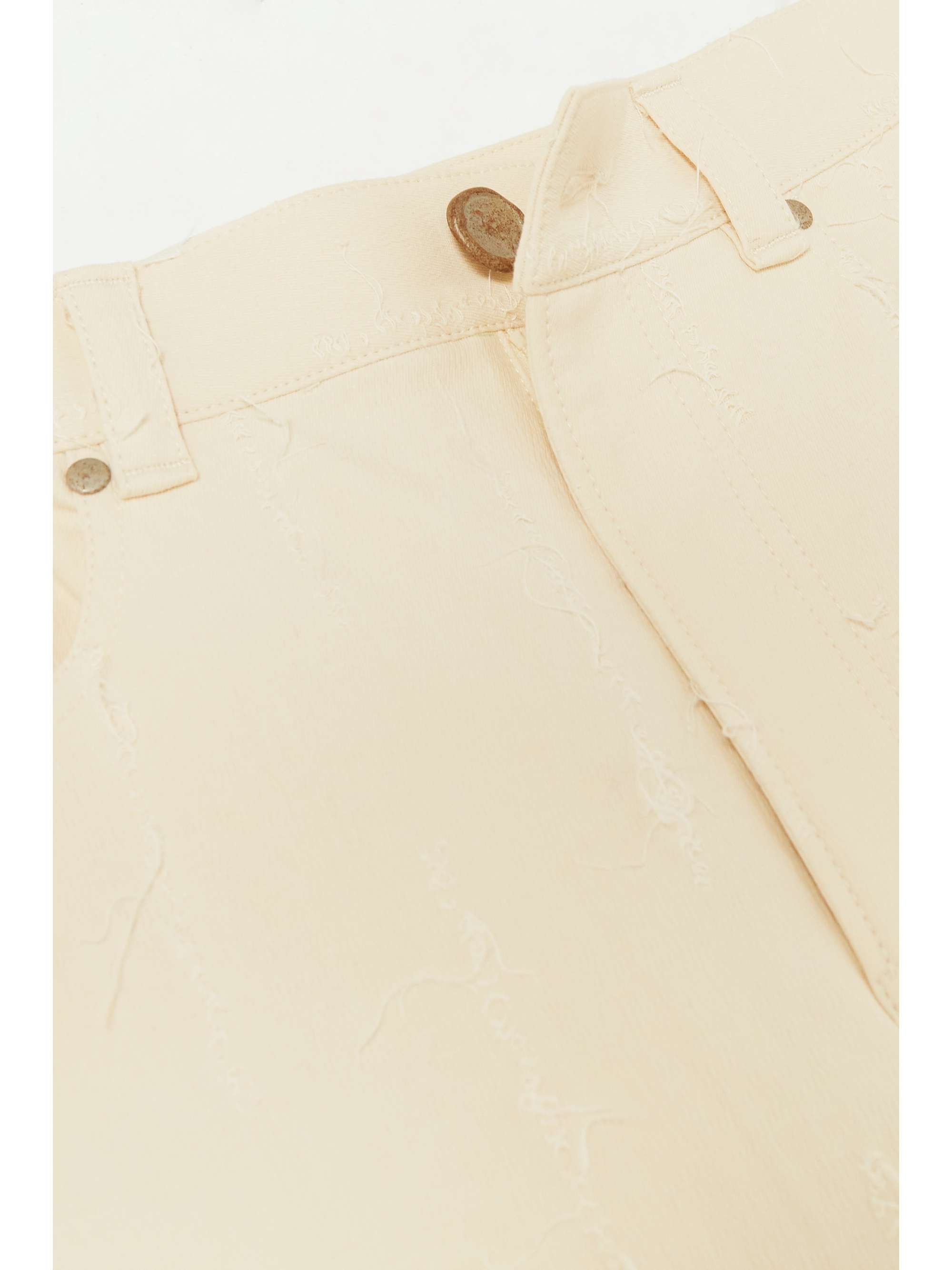 ACNE STUDIOS Distressed high-rise straight-leg jeans