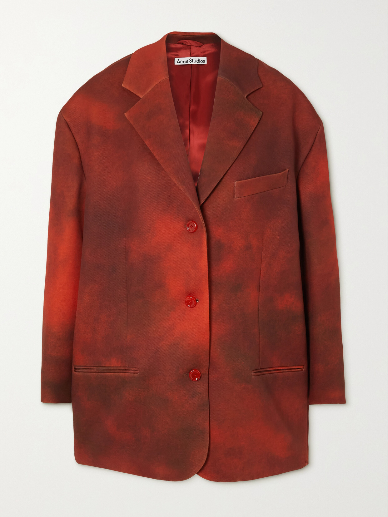 Acne Studios Printed Twill Blazer