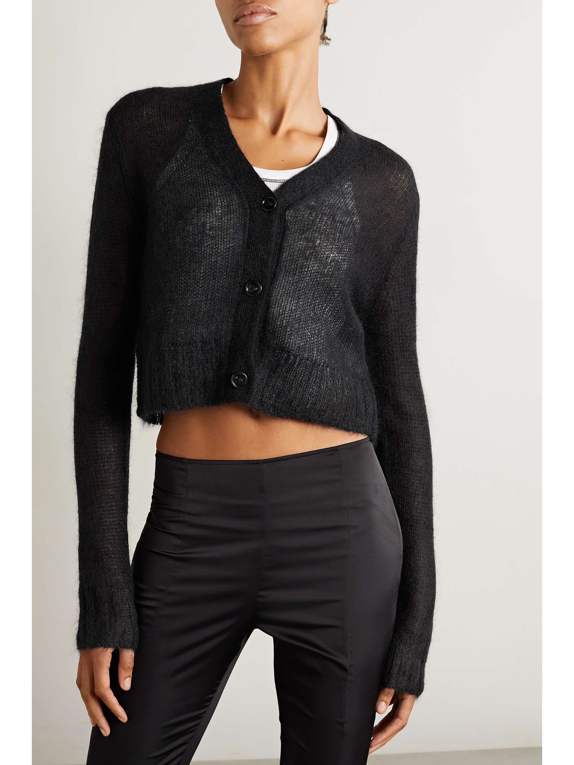 Acne Studios Mohair Cropped Cardigan 直営通販 www.m-arteyculturavisual.com