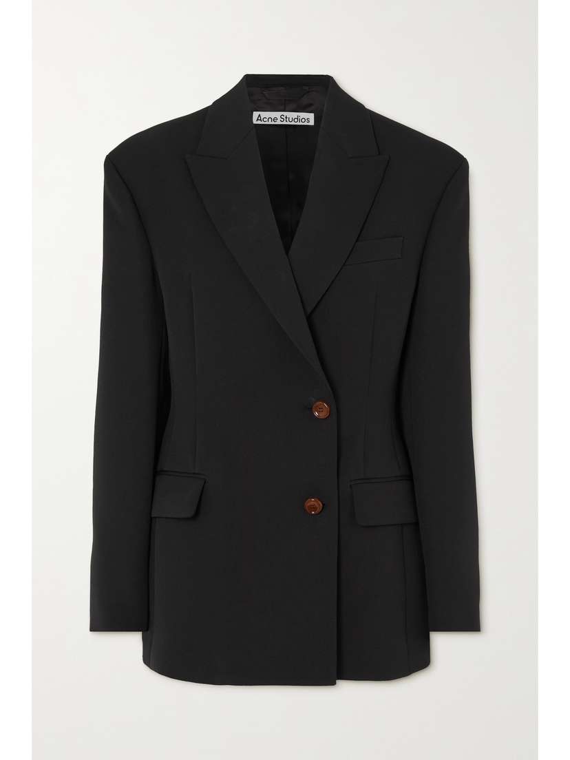 Acne Studios Double-breasted Gabardine Blazer