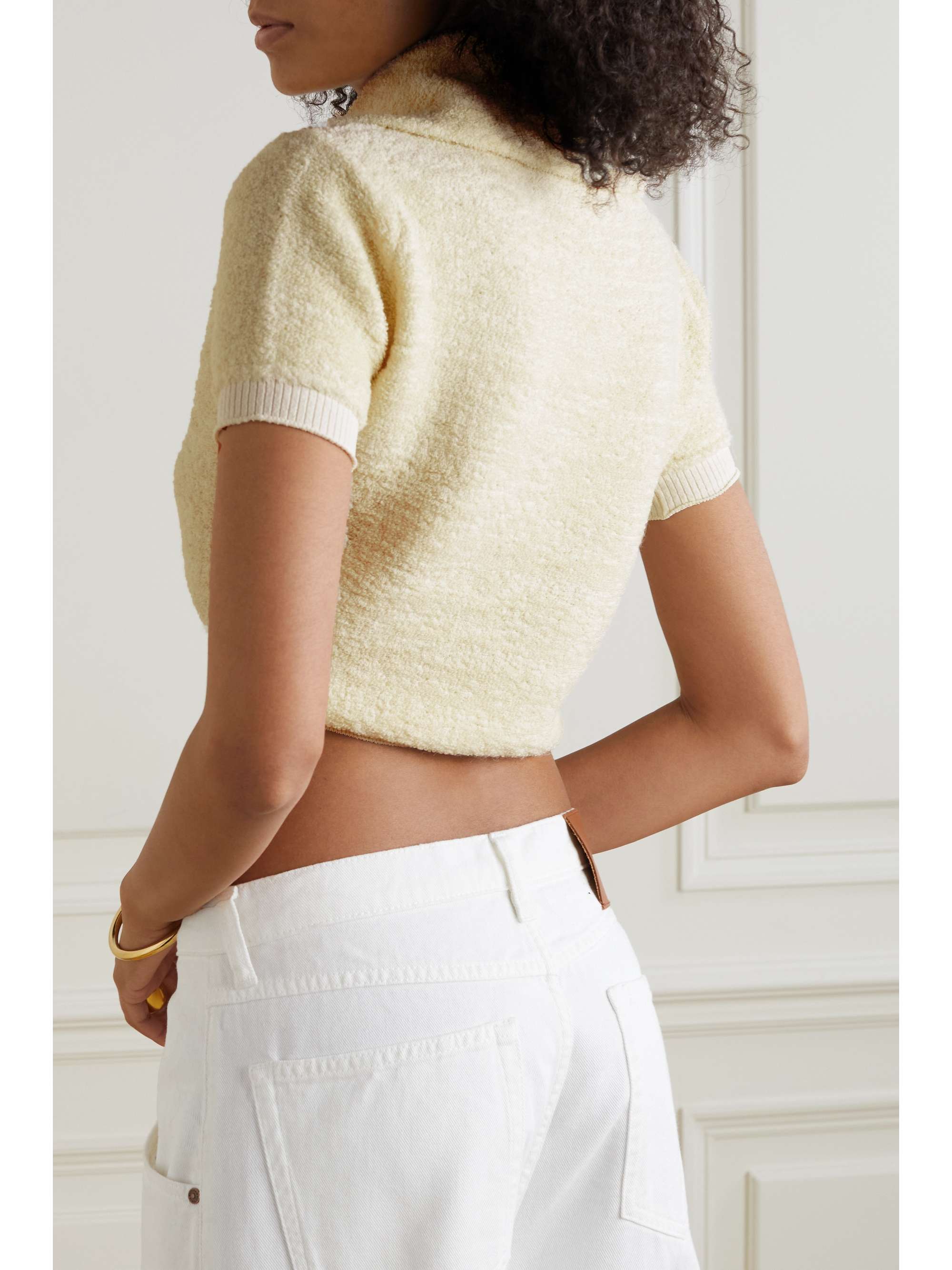 JACQUEMUS Campana cropped knitted cardigan