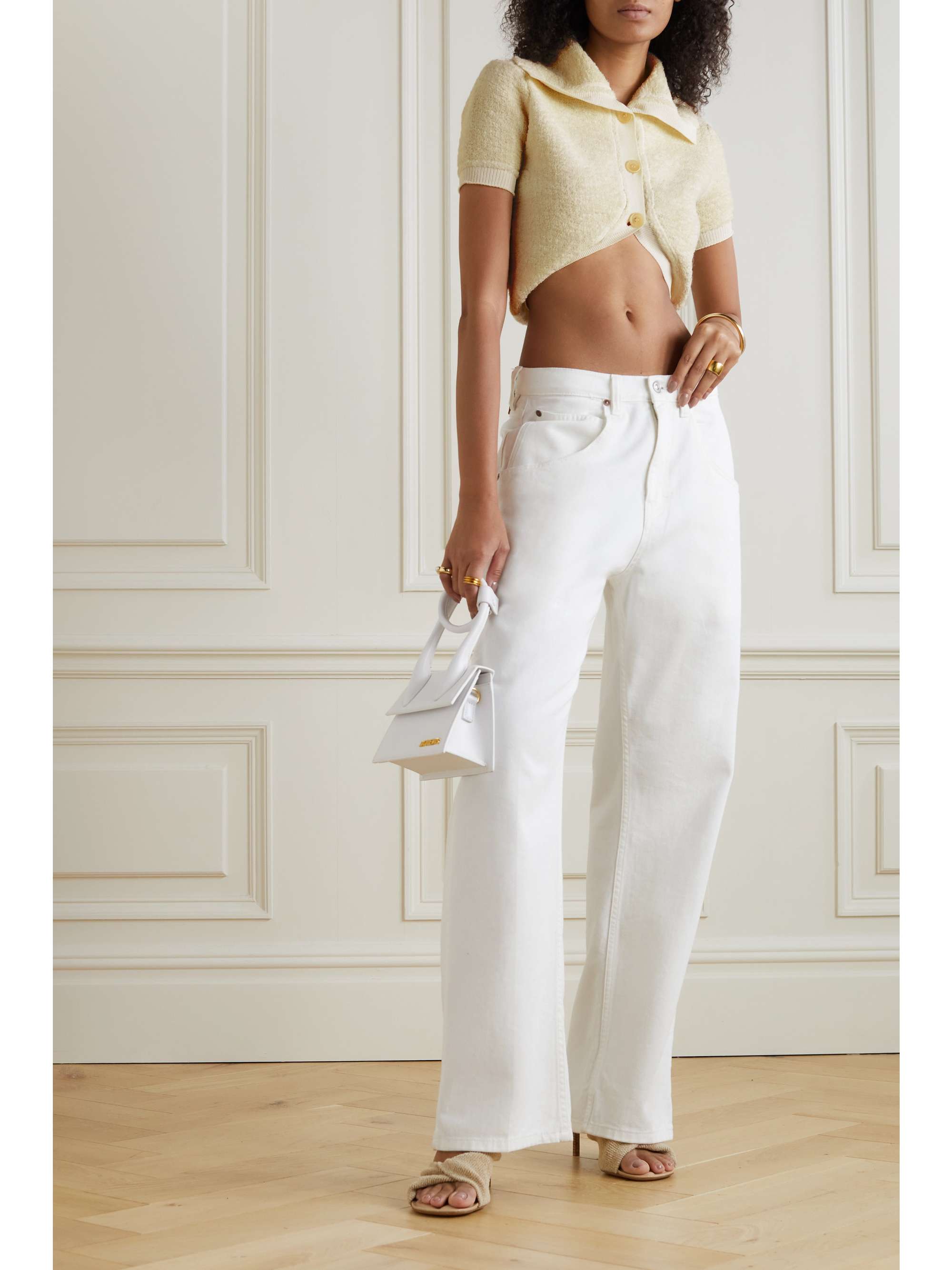 Campana cropped knitted cardigan