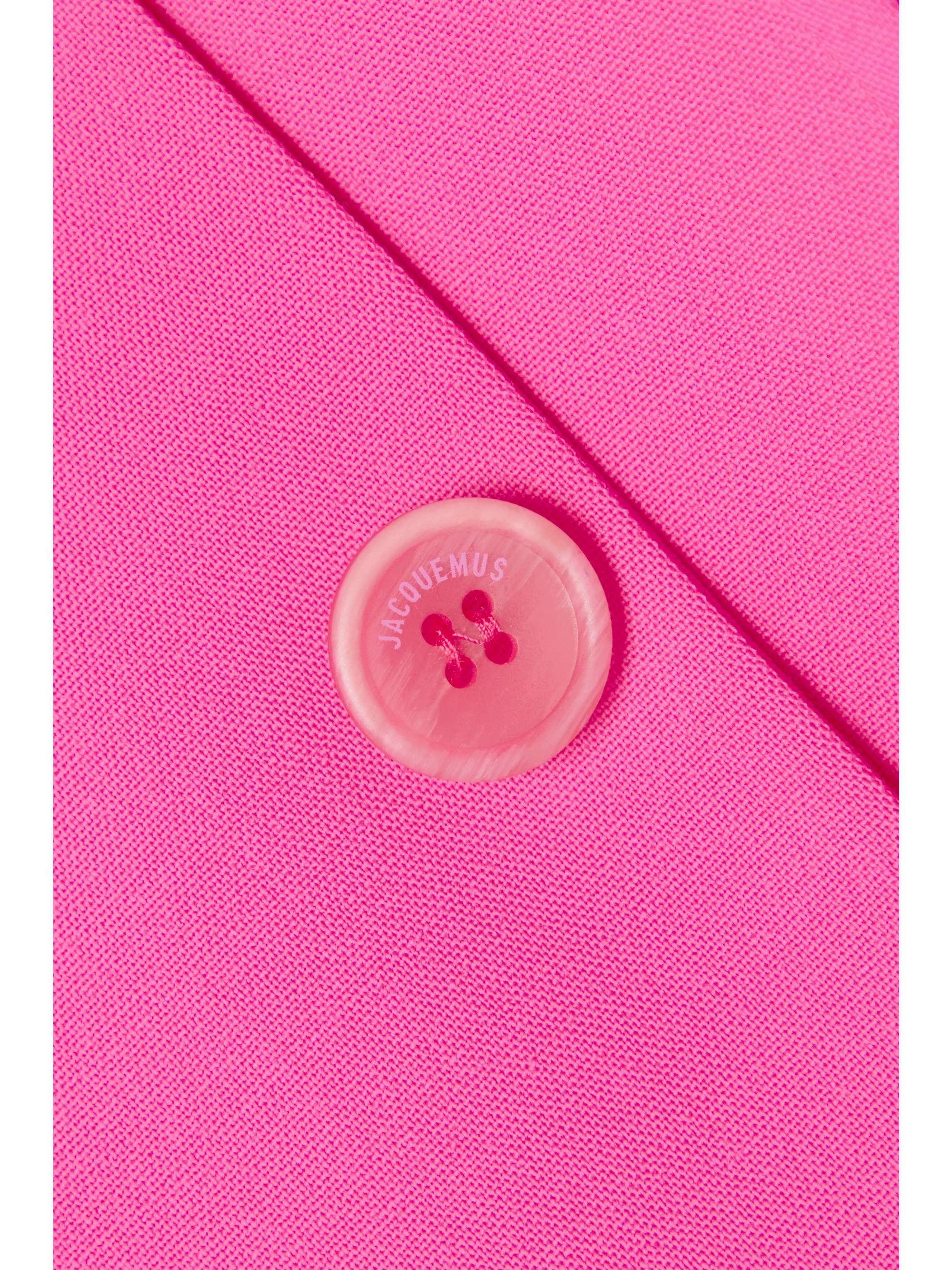 JACQUEMUS Neon wool-blend blazer