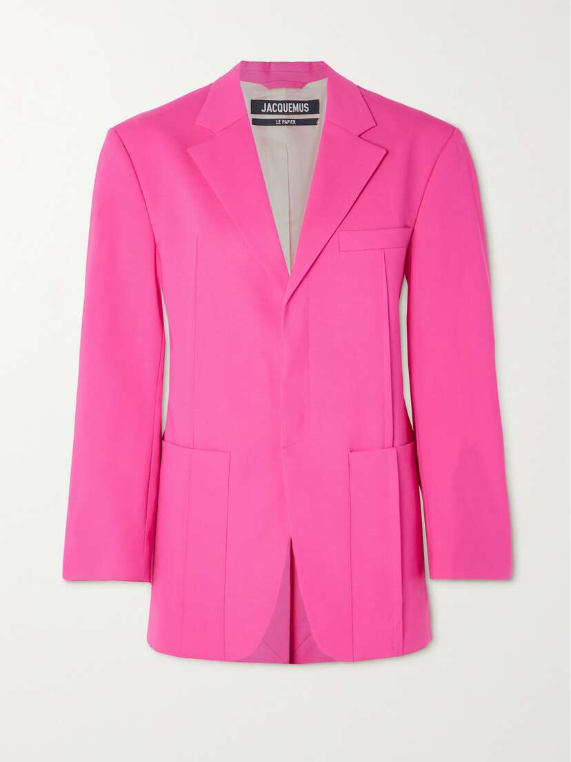 Jacquemus Neon Wool-blend Blazer