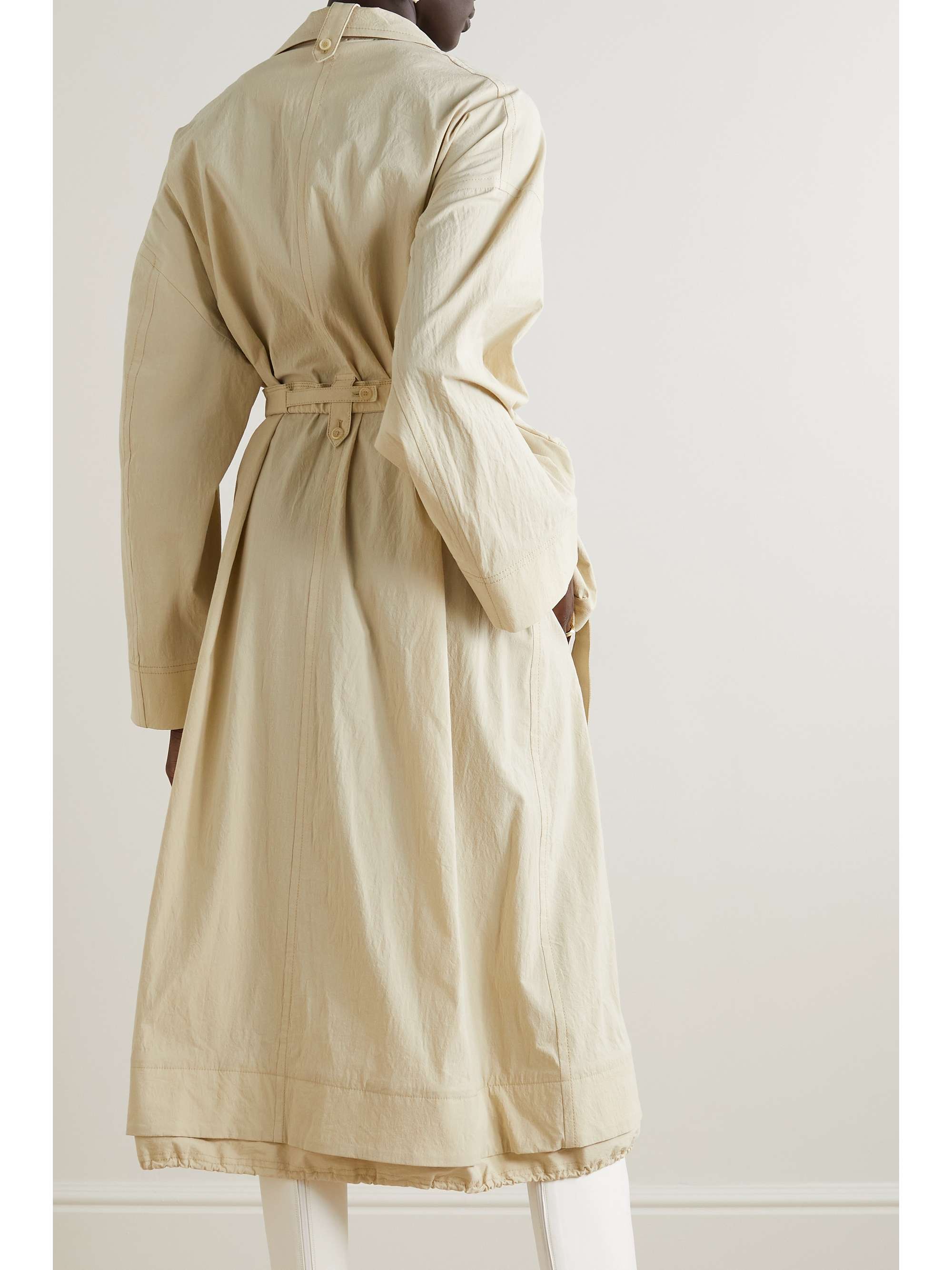 JACQUEMUS 카로초 컨버터블 코튼 혼방 코트