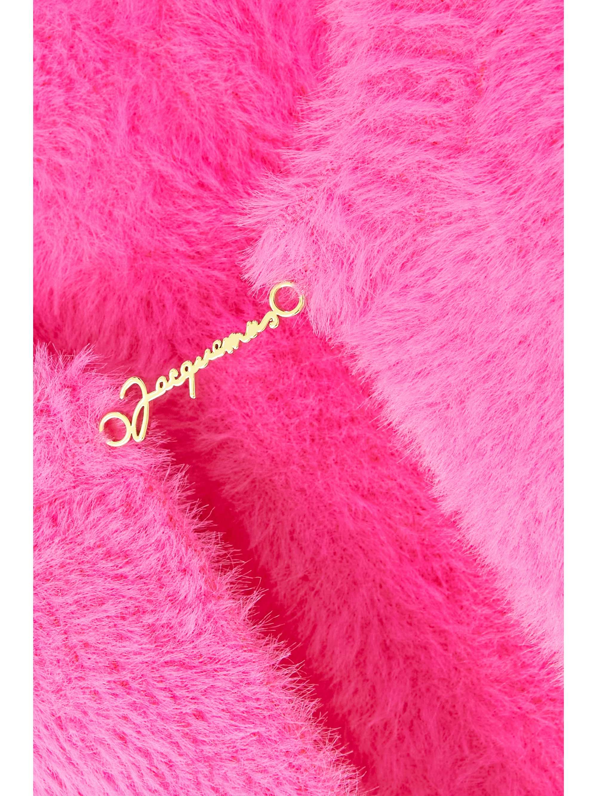 JACQUEMUS ブラッシュドニット クロップド カーディガン