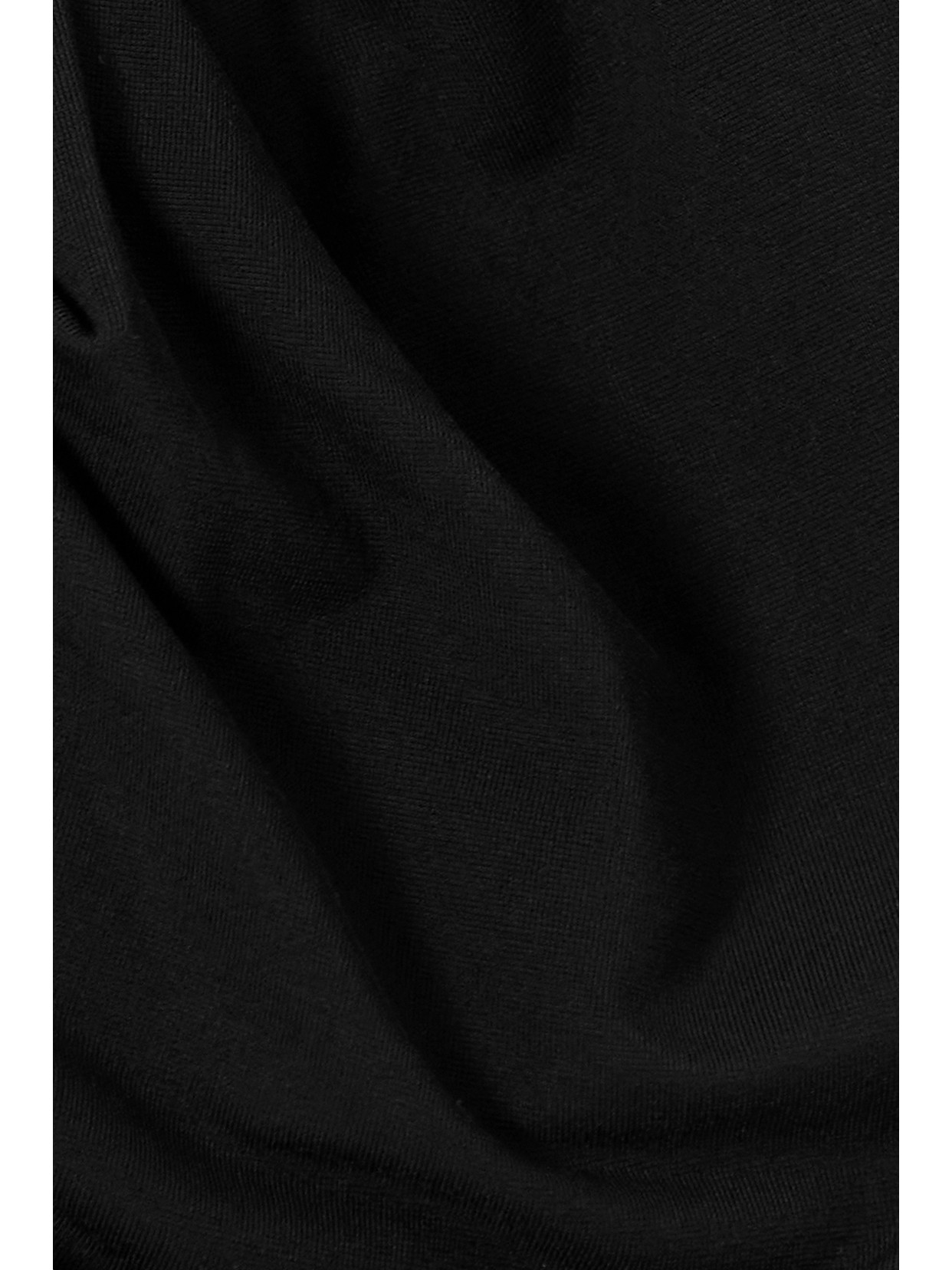 Goccia Cropped Gathered Stretch-Jersey Top