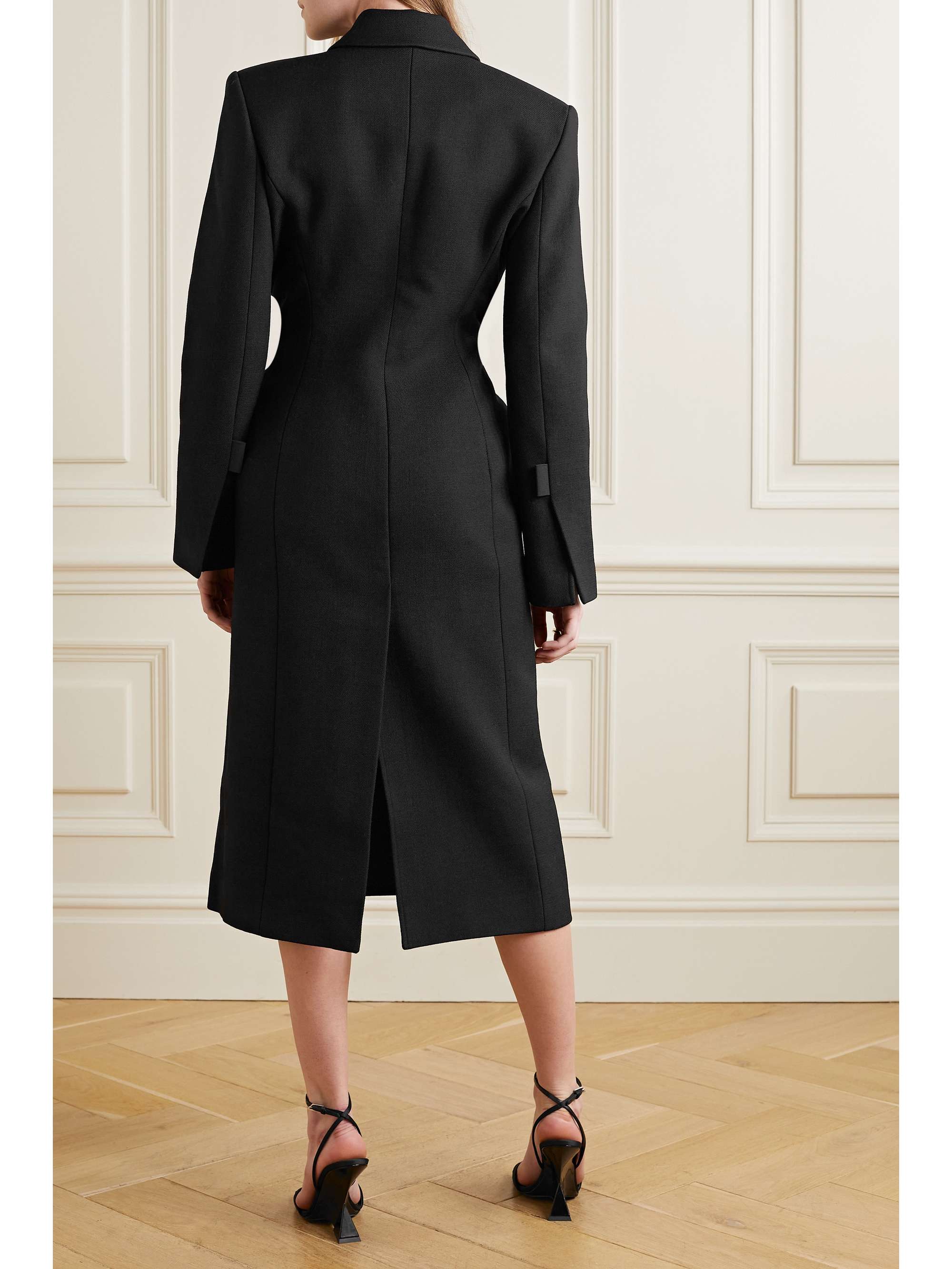 JACQUEMUS Le Manteau Lacciu tie-detailed wool-twill coat